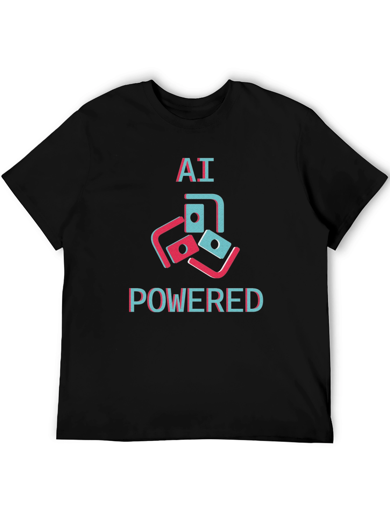 AI Powered Graphic Tee - Black