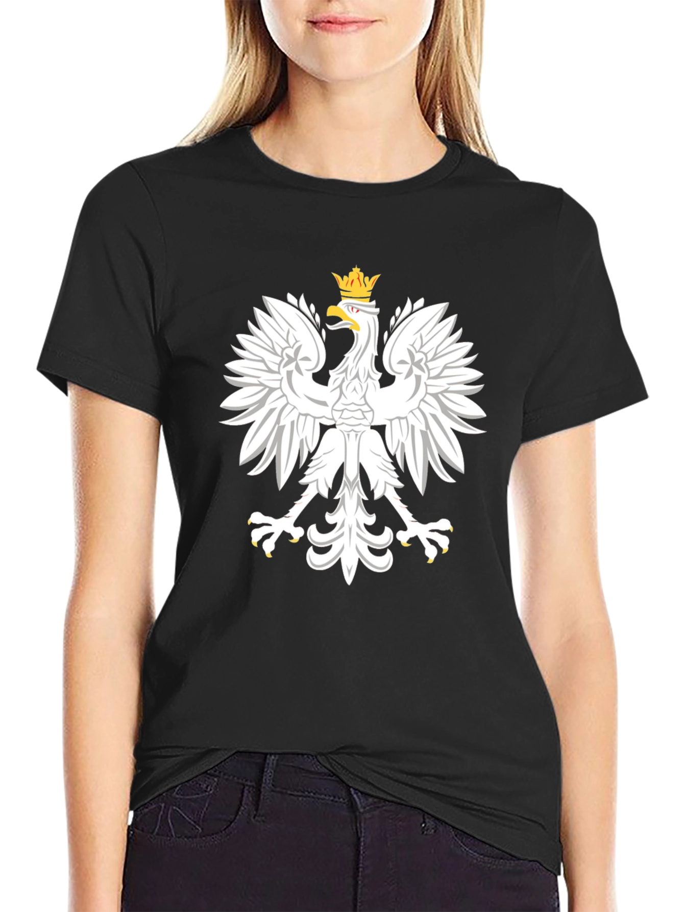 Poland Eagle Crest Graphic T-Shirt