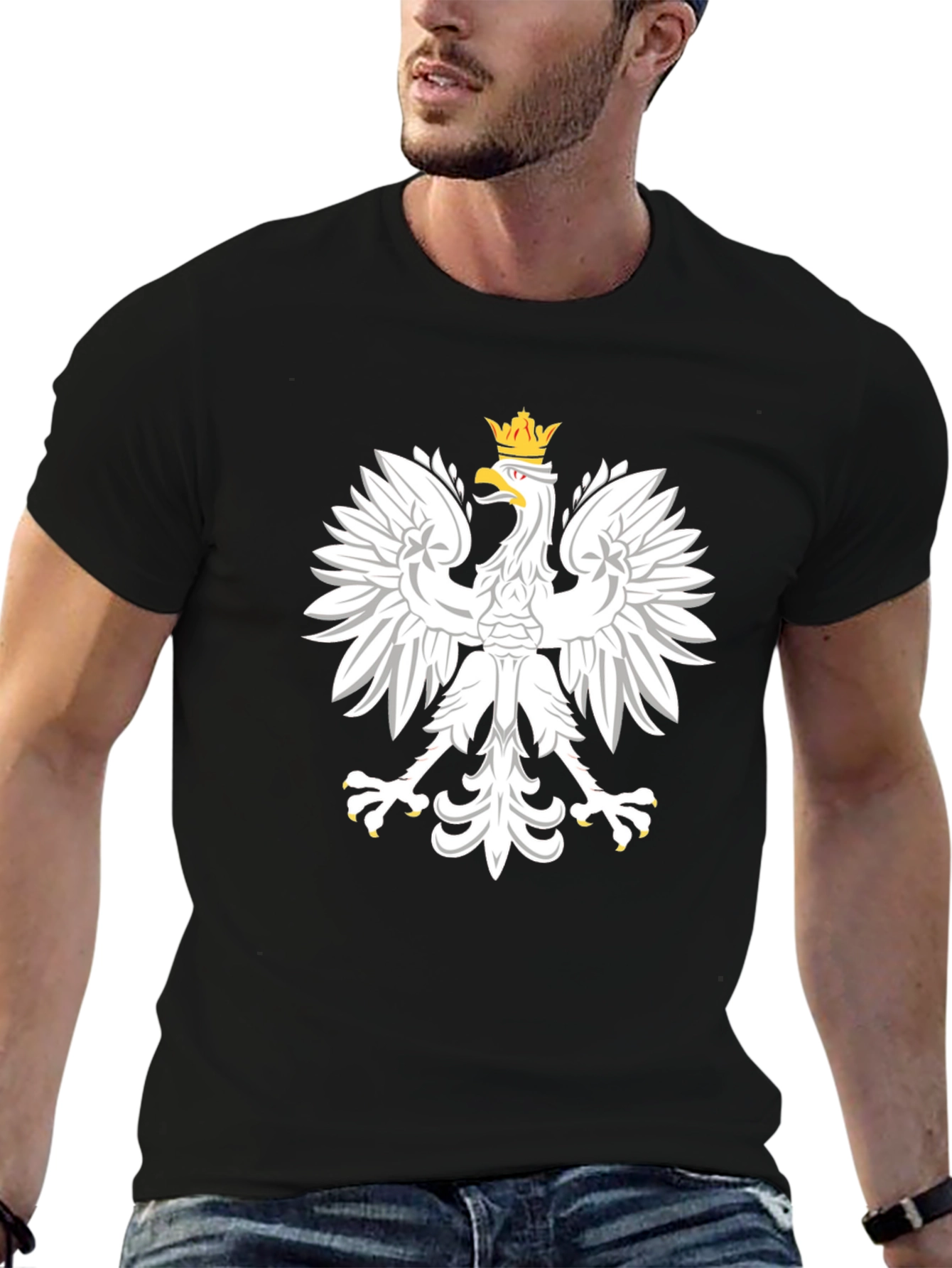 Poland Eagle Crest Graphic T-Shirt