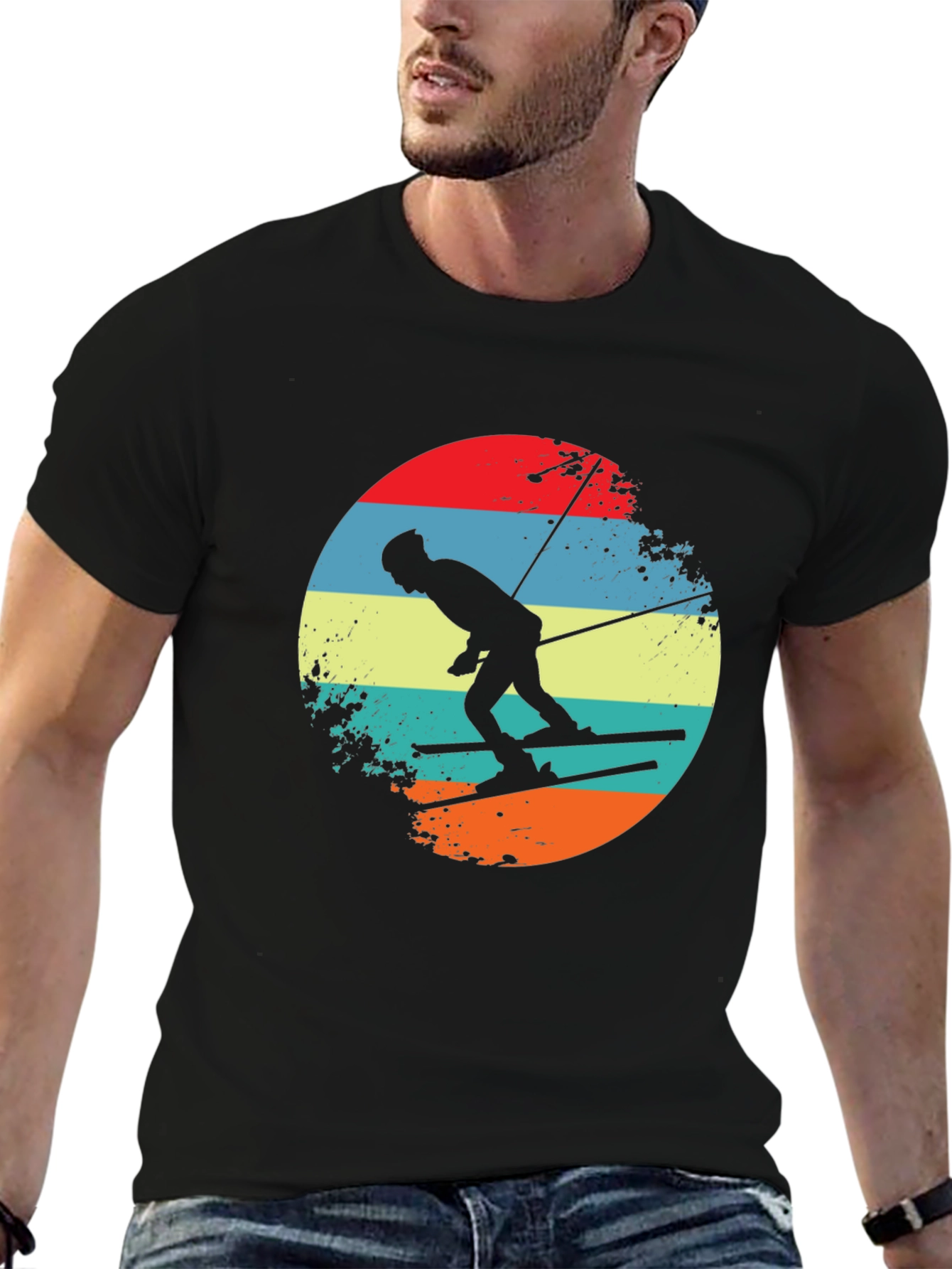 Retro Skiing T-Shirt
