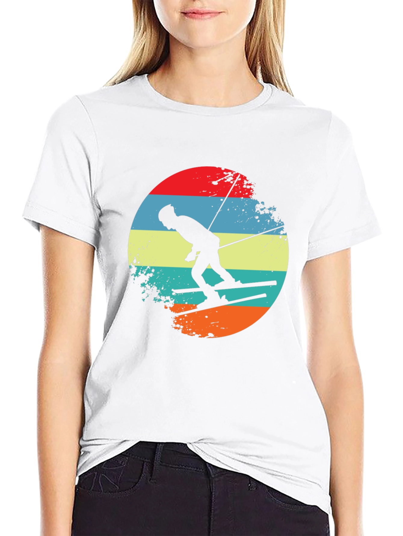 Retro Skiing T-Shirt
