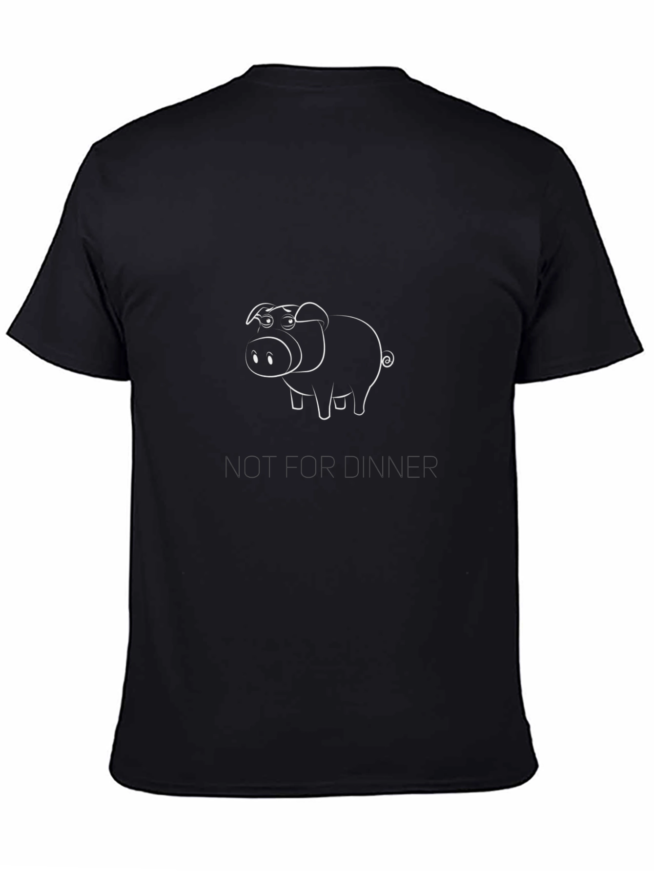 Black Pig Graphic Tee - Not For Dinner