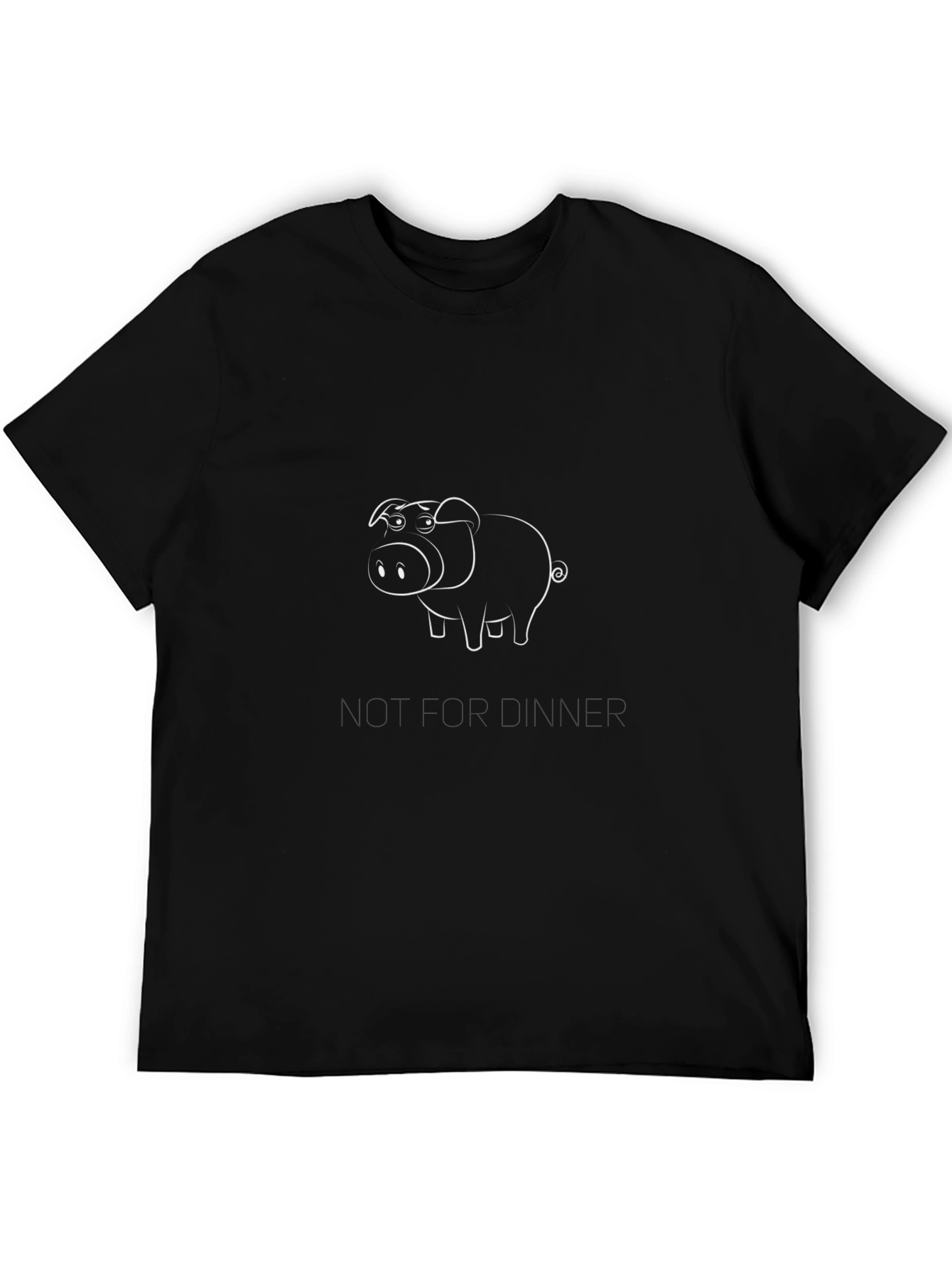 Black Pig Graphic Tee - Not For Dinner