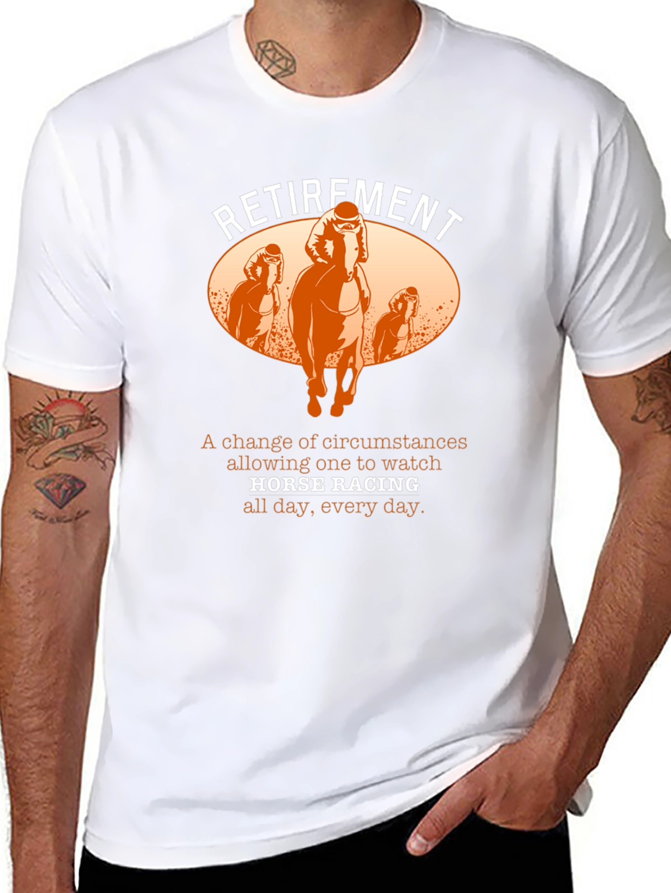 Retirement Horse Racing T-Shirt