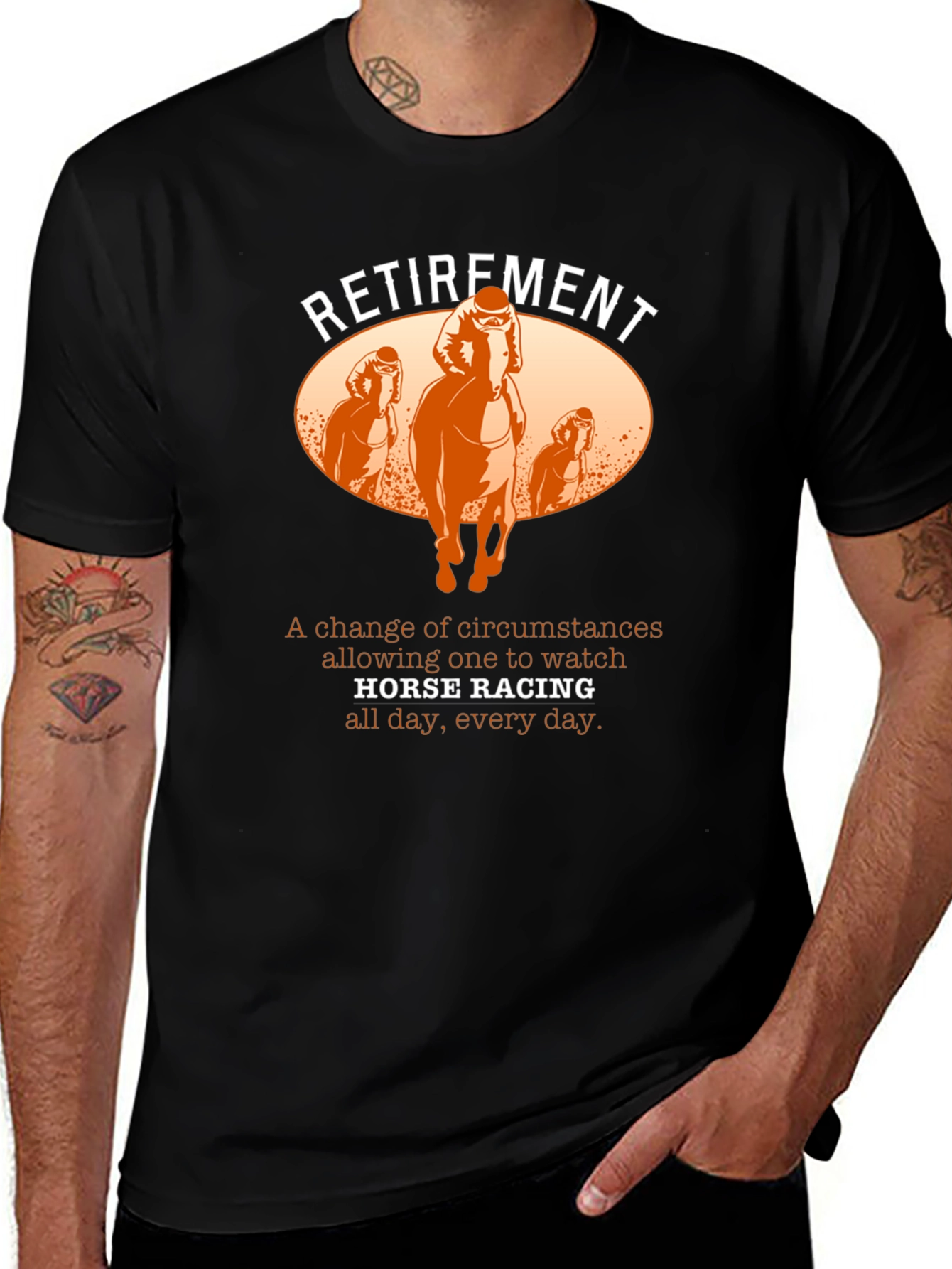 Retirement Horse Racing T-Shirt