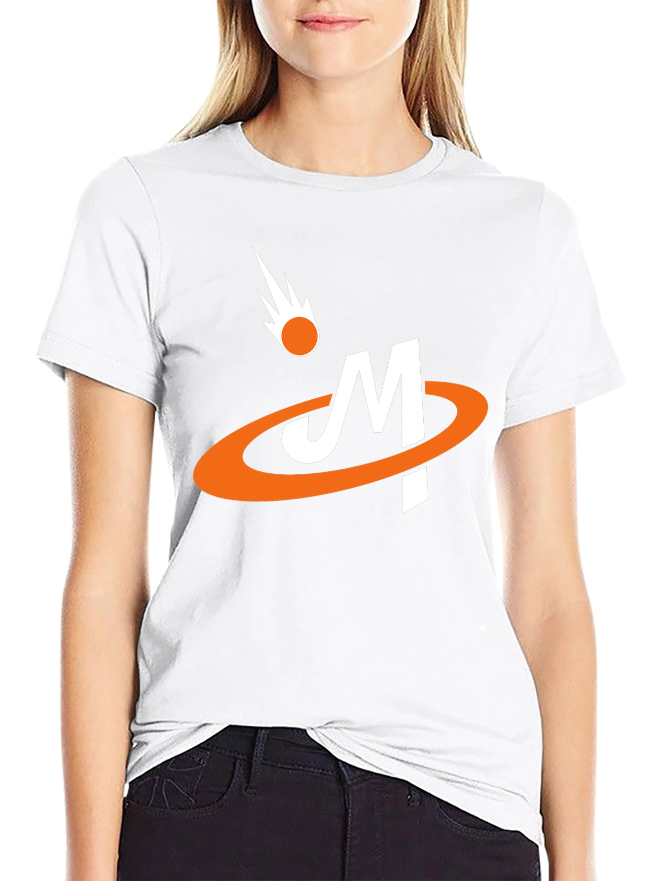 Retro Comet M Graphic Tee - Black Cotton Blend