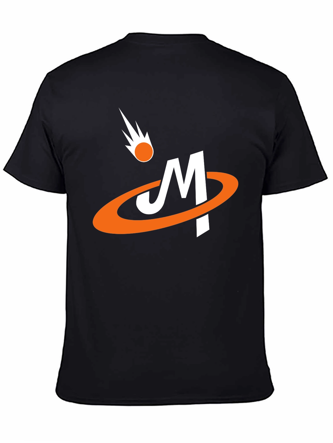 Retro Comet M Graphic Tee - Black Cotton Blend