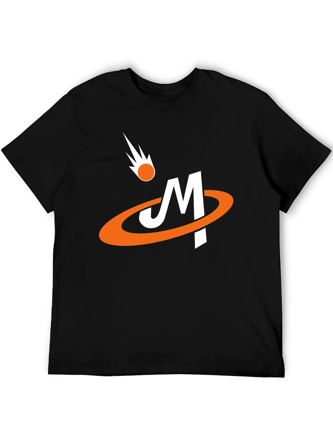 Retro Comet M Graphic Tee - Black Cotton Blend