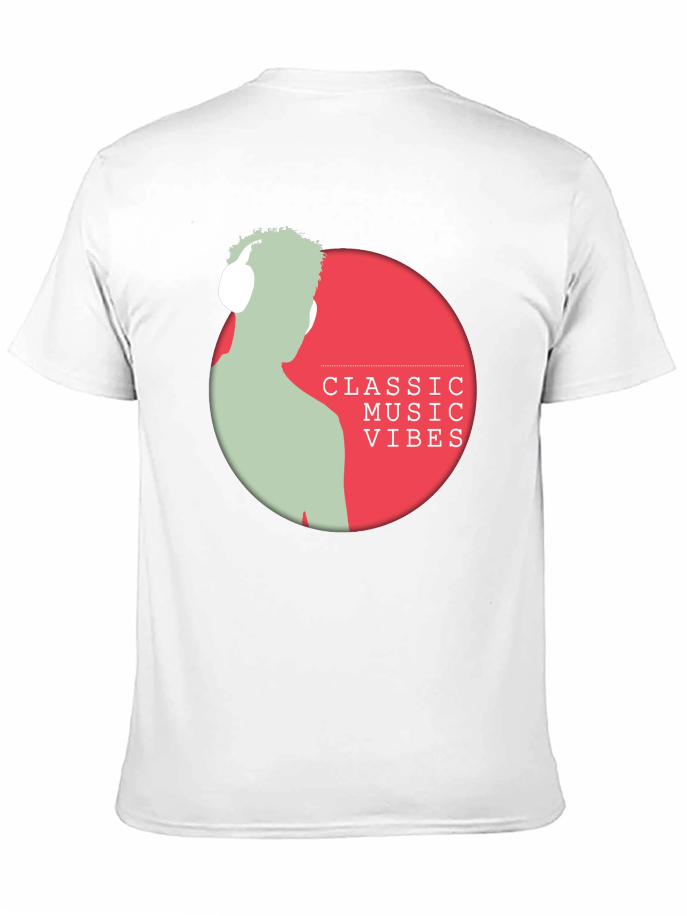 Classic Music Vibes Black Graphic Tee