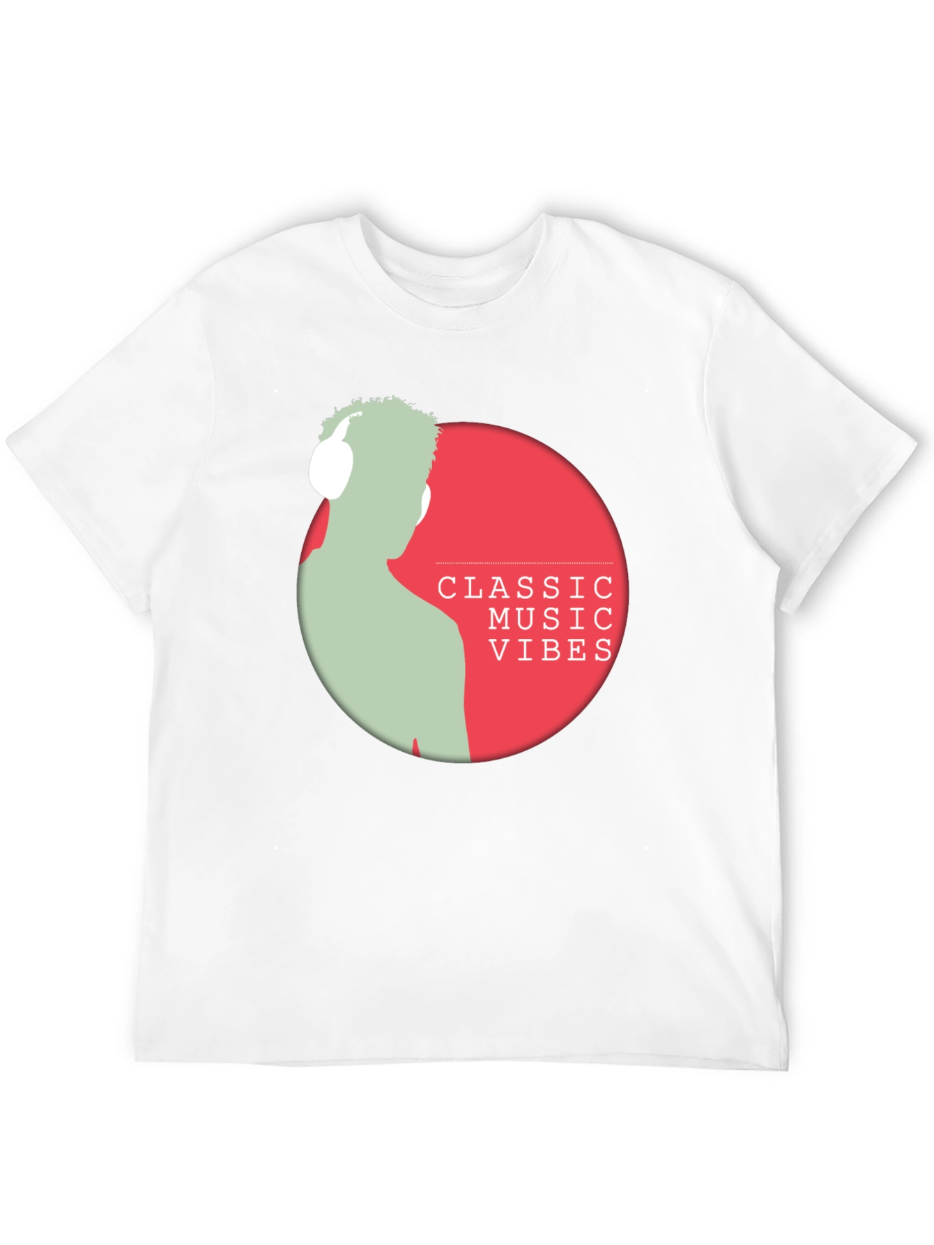 Classic Music Vibes Black Graphic Tee