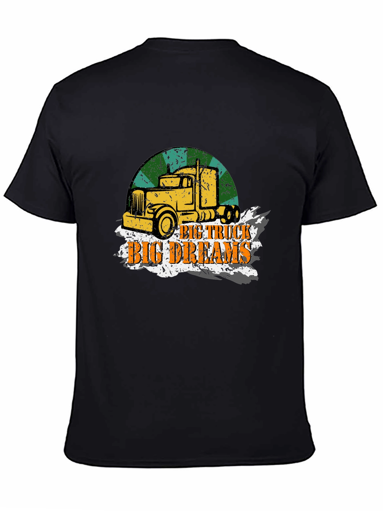 Big Truck Big Dreams T-Shirt - Mens Black Tee