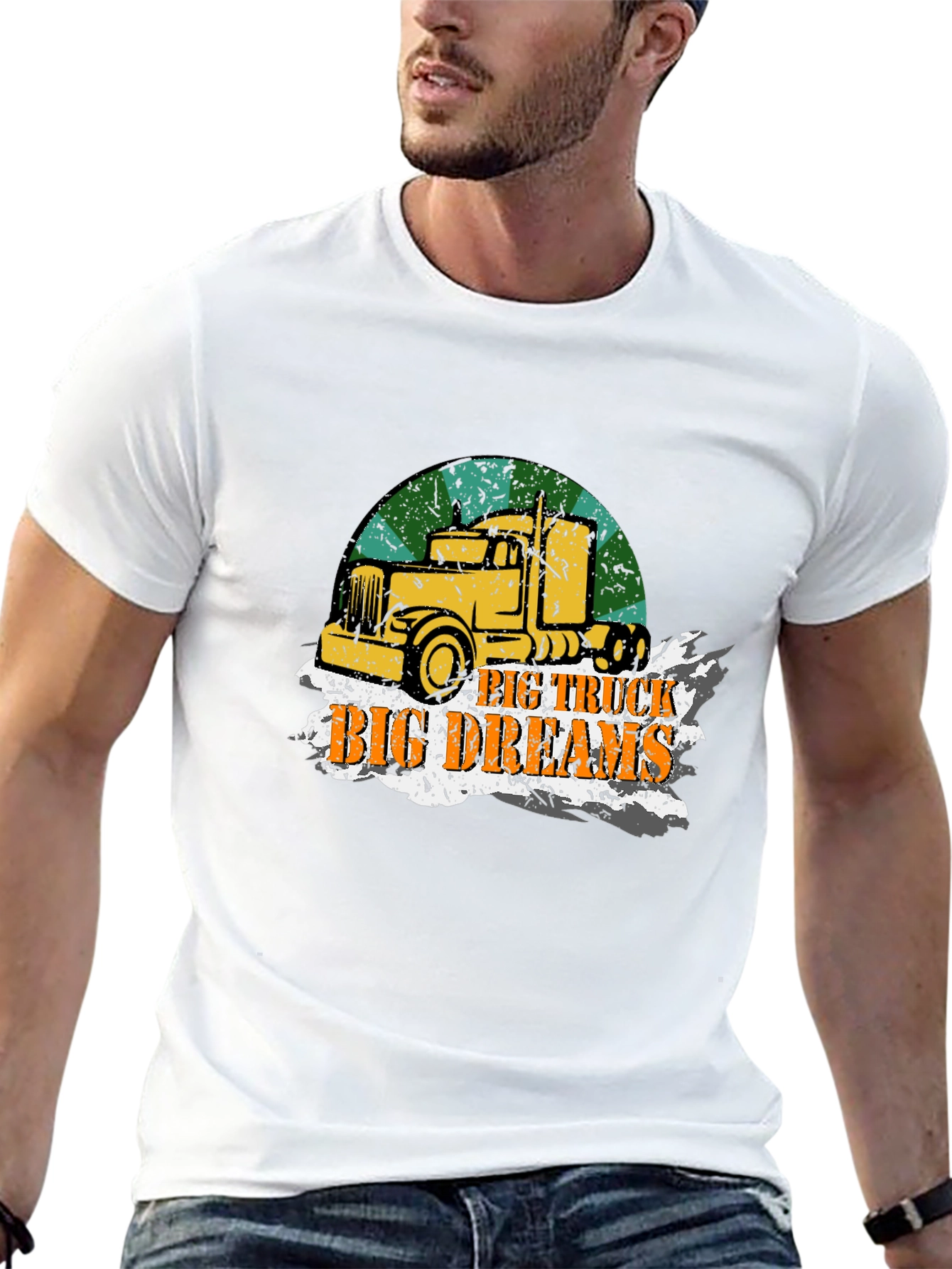 Big Truck Big Dreams T-Shirt - Mens Black Tee