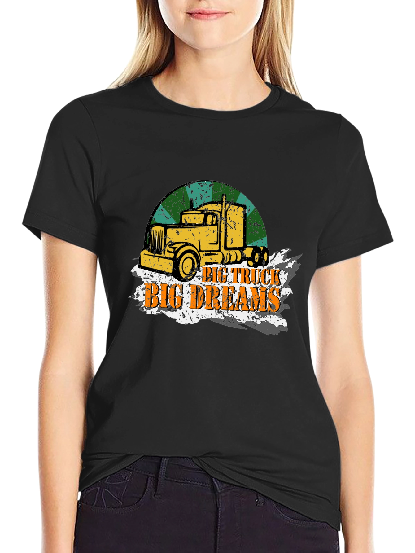Big Truck Big Dreams T-Shirt - Mens Black Tee