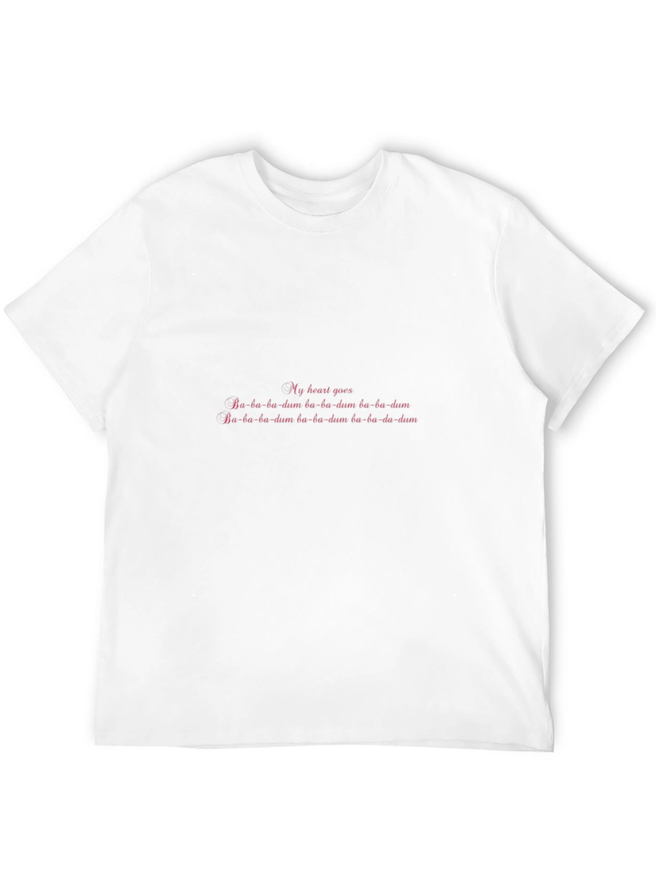 Heart Goes T-Shirt - Black Graphic Tee