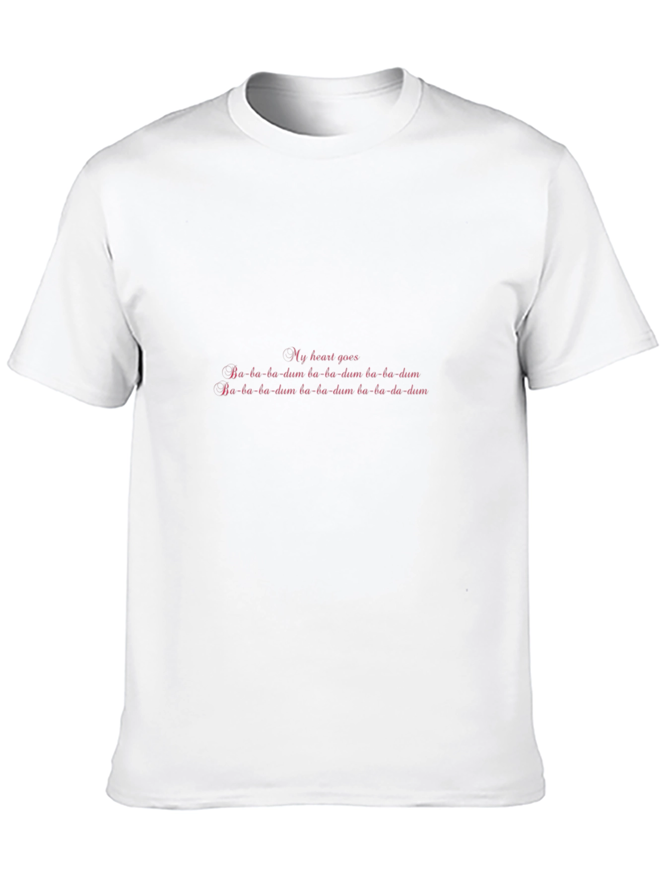 Heart Goes T-Shirt - Black Graphic Tee