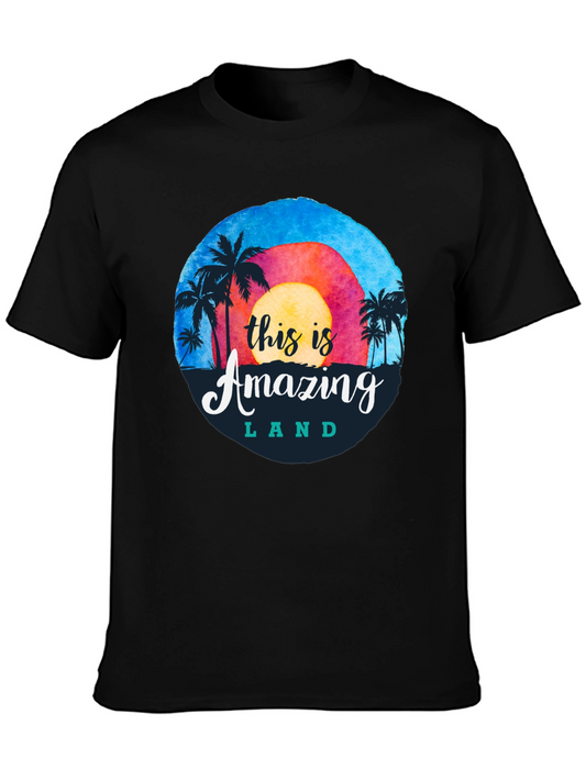 Amazing Land Graphic Tee - Island Vibes