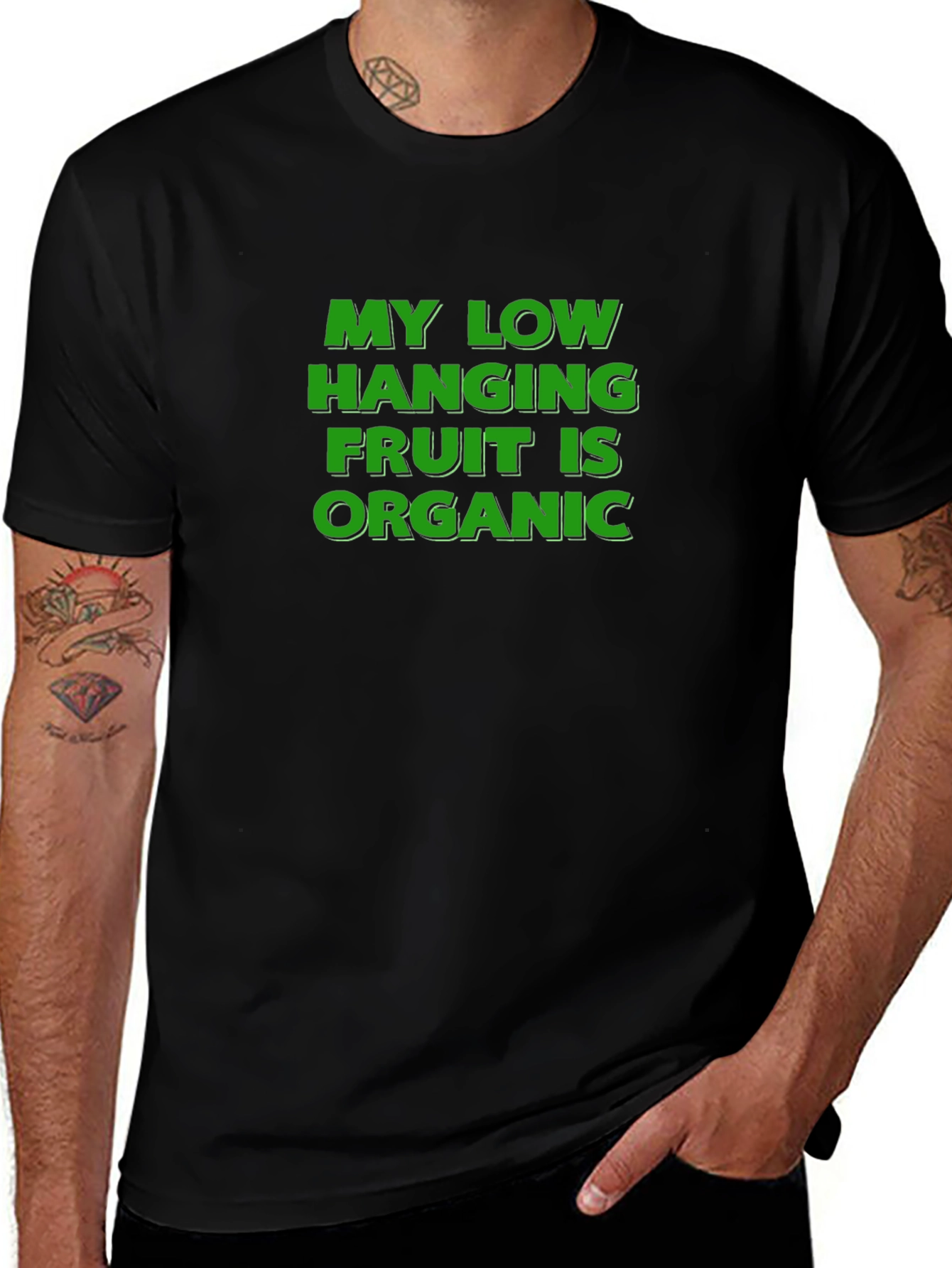 Organic Humor Tee - Low Hanging Fruit
