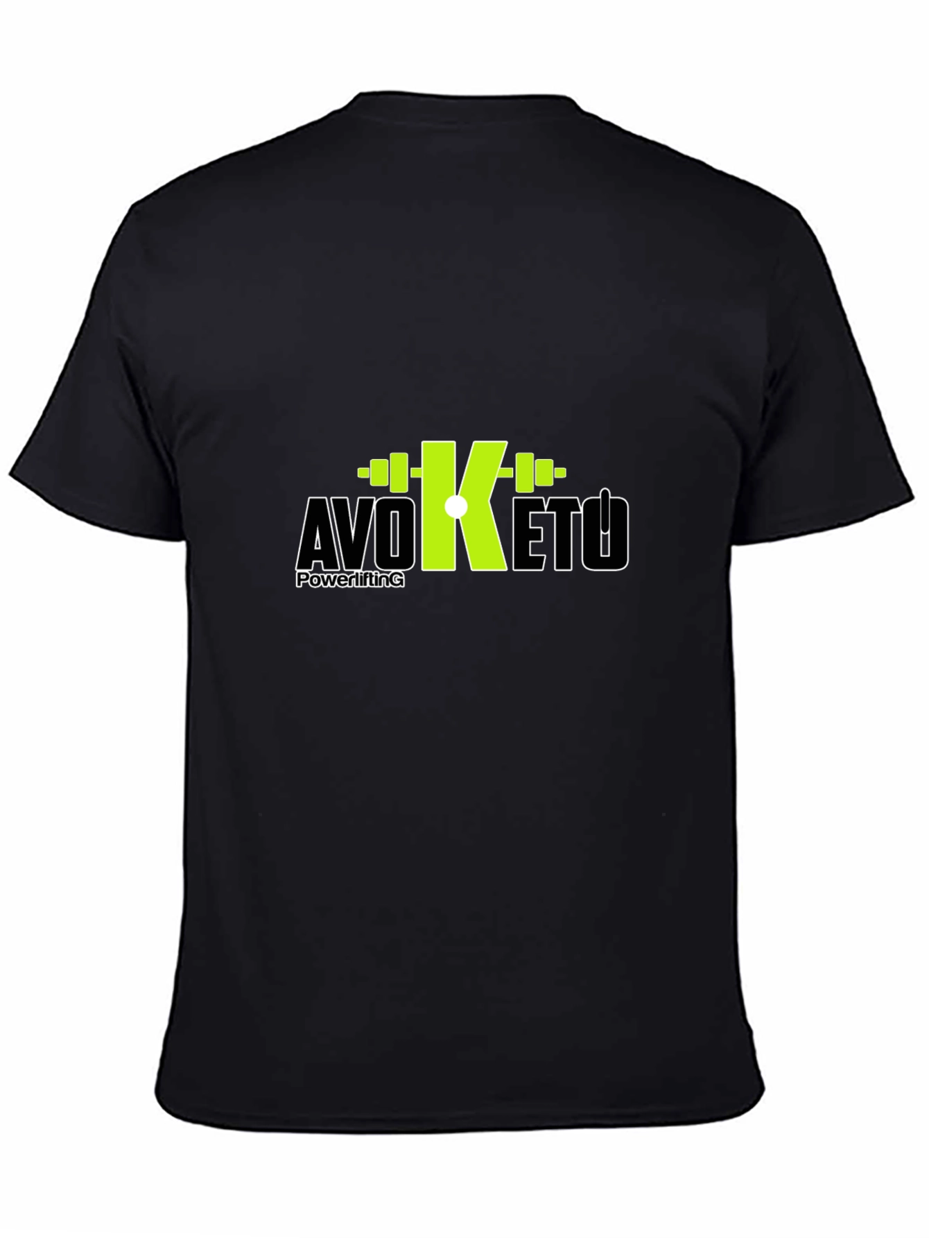 Avo Keto Powerlifting Black T-Shirt