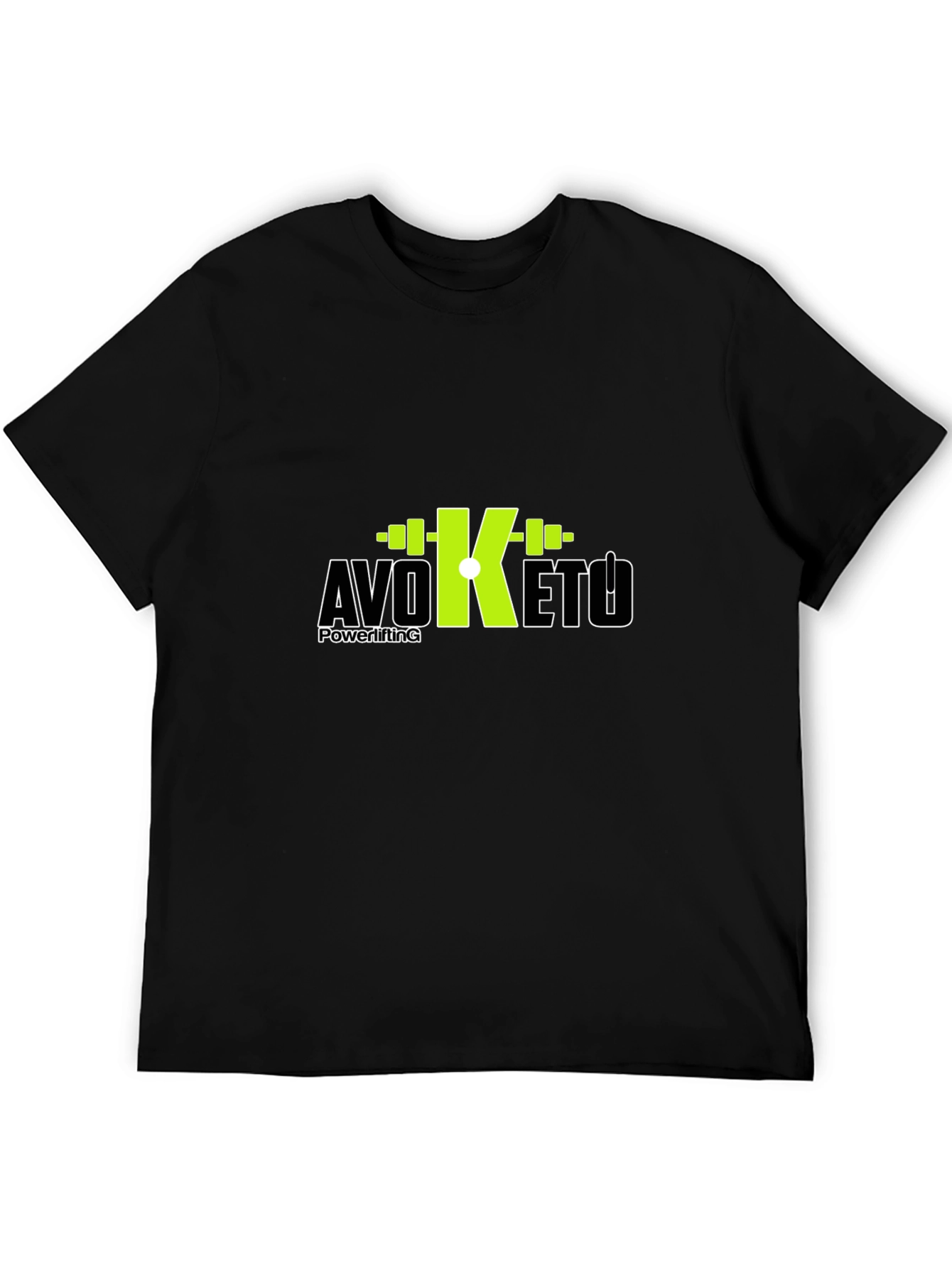 Avo Keto Powerlifting Black T-Shirt