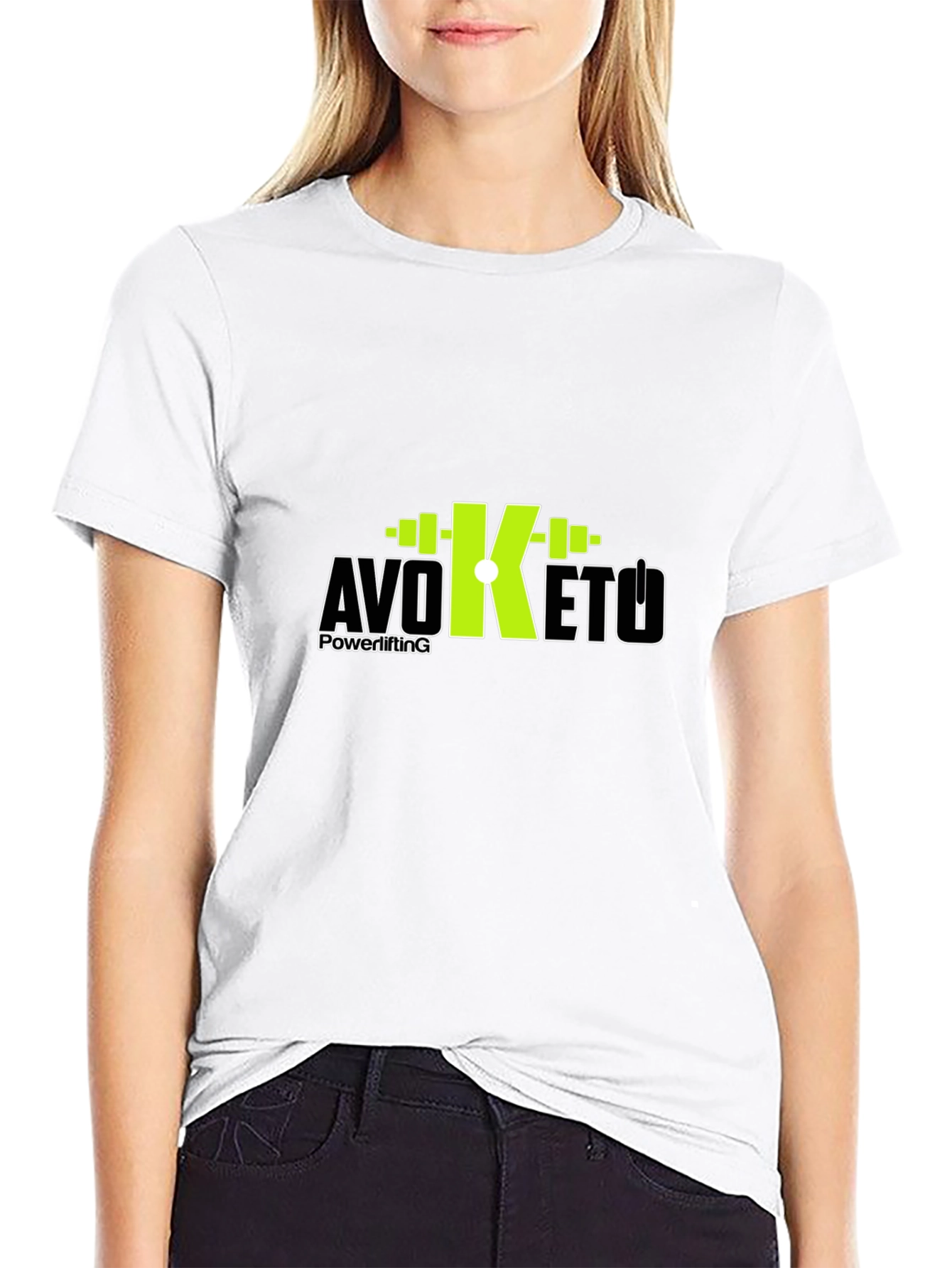 Avo Keto Powerlifting Black T-Shirt
