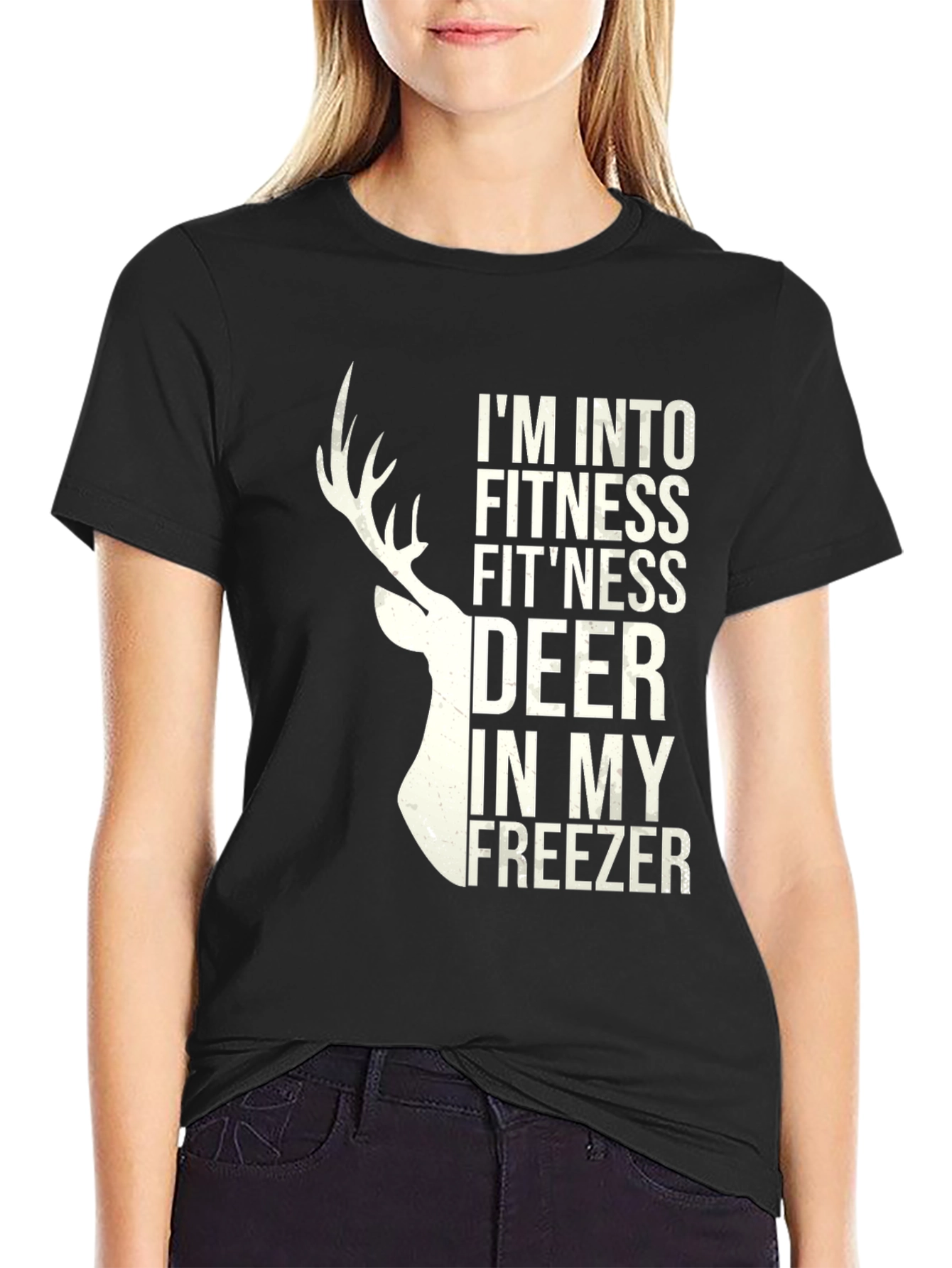 Fitness Deer T-Shirt - Funny Hunting Tee