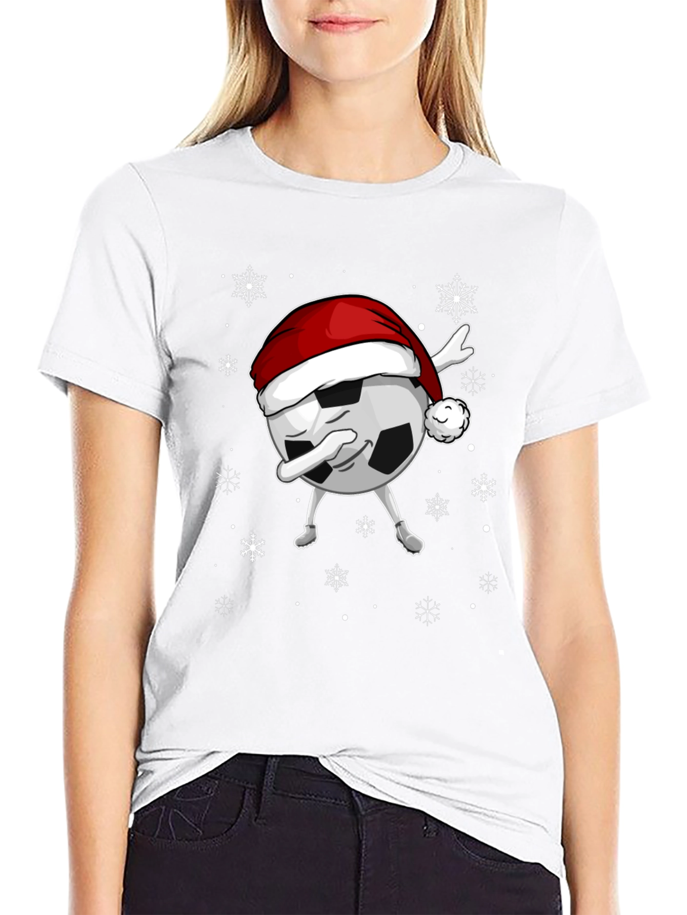 Festive Soccer Christmas T-Shirt