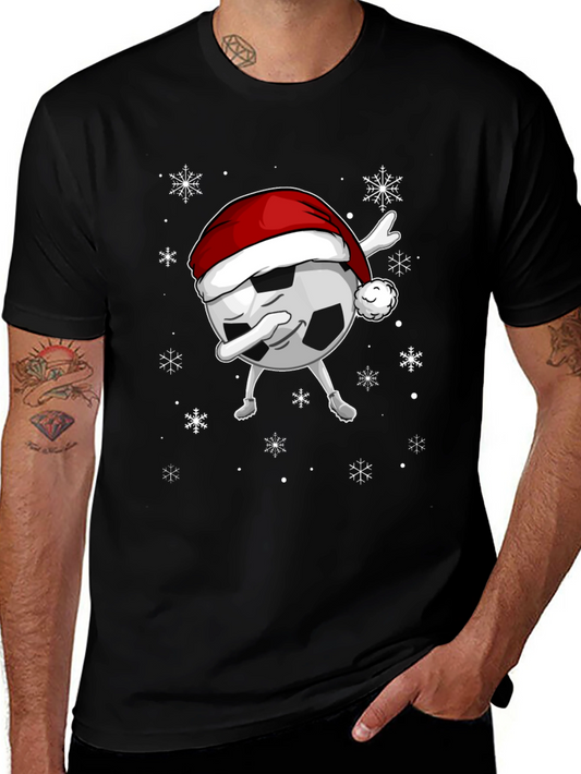 Festive Soccer Christmas T-Shirt