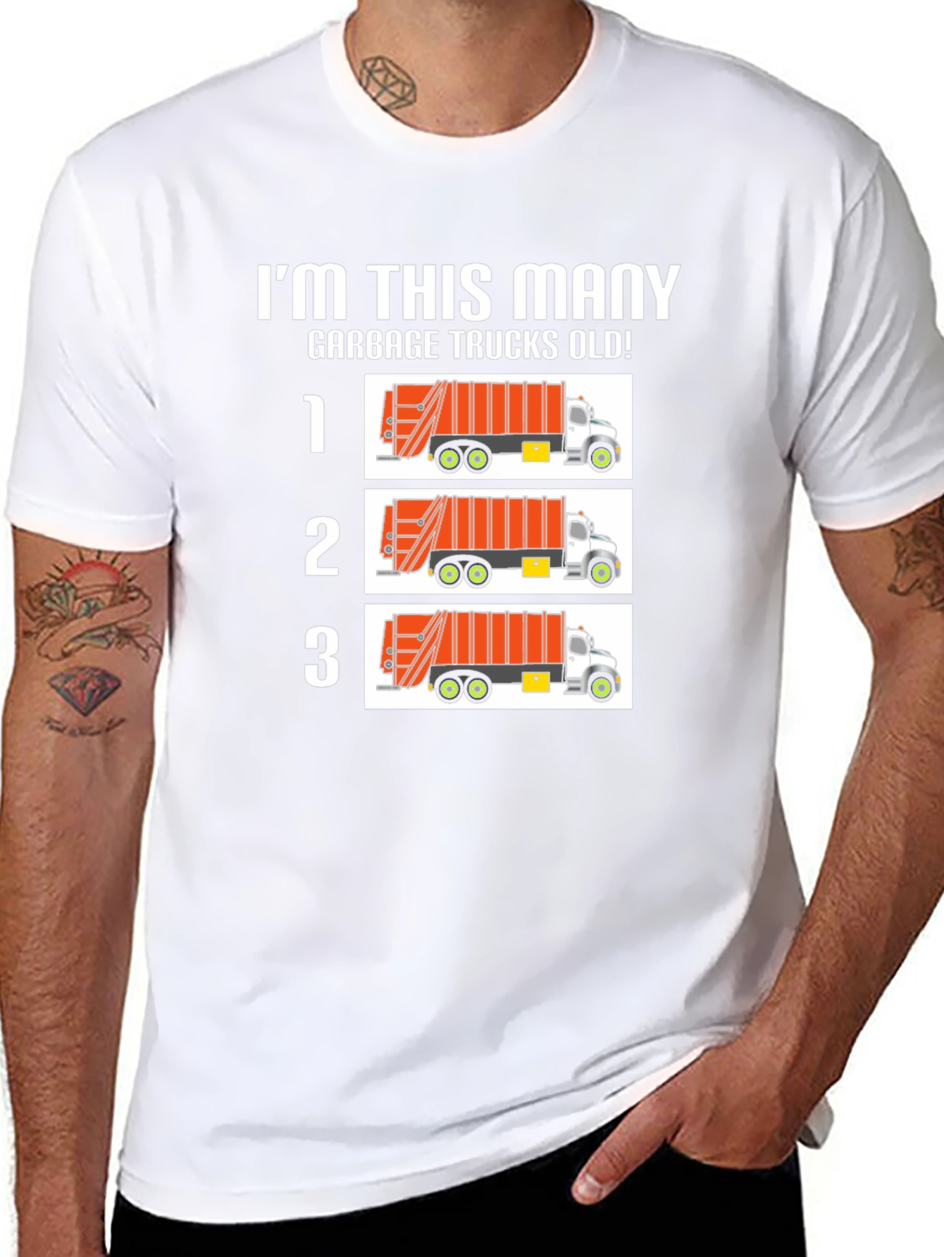 Im This Many Garbage Trucks Old! T-Shirt