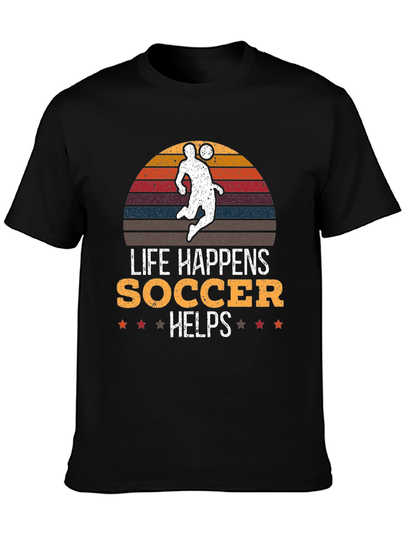 Life Happens Soccer Helps Graphic Tee