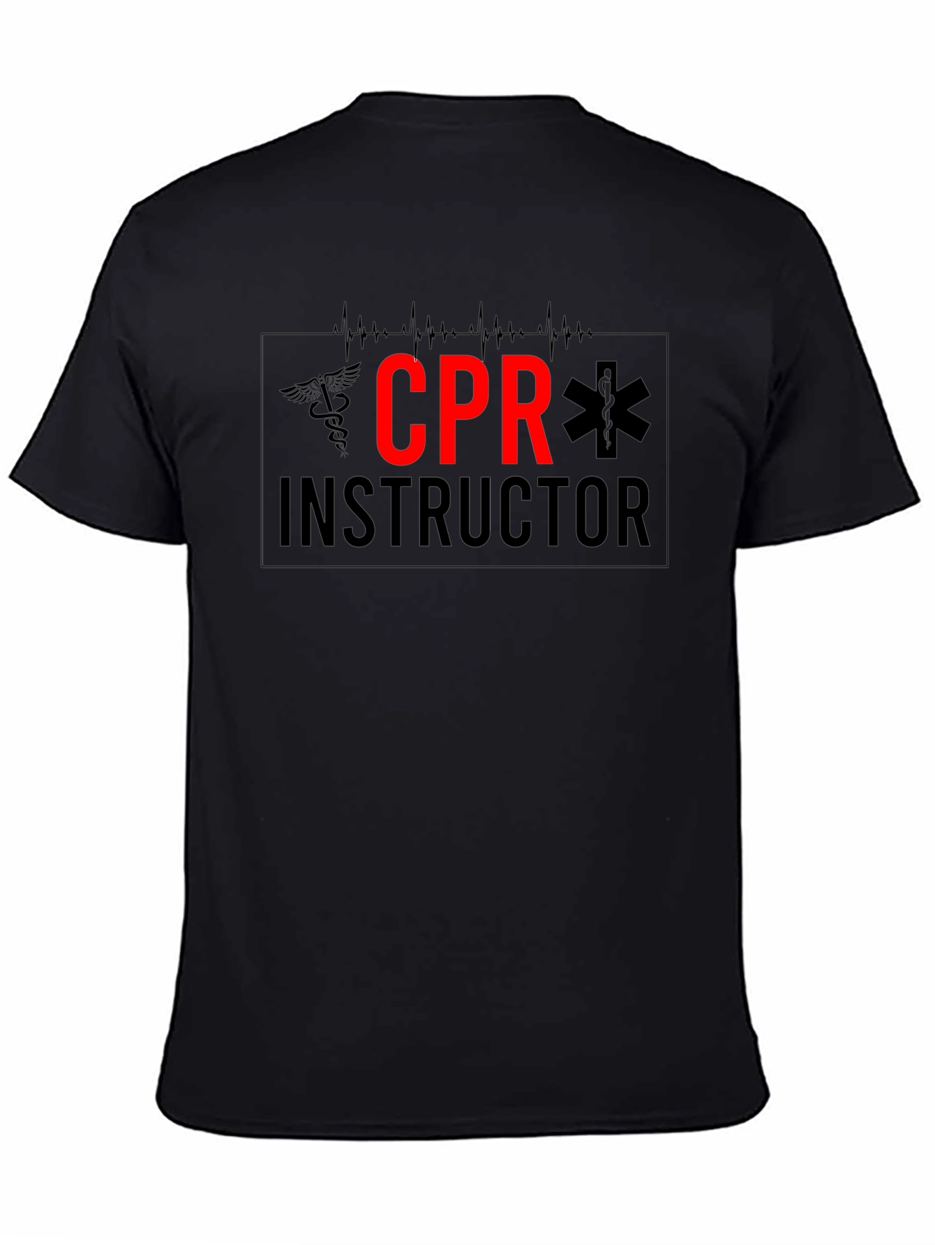CPR Instructor Black T-Shirt
