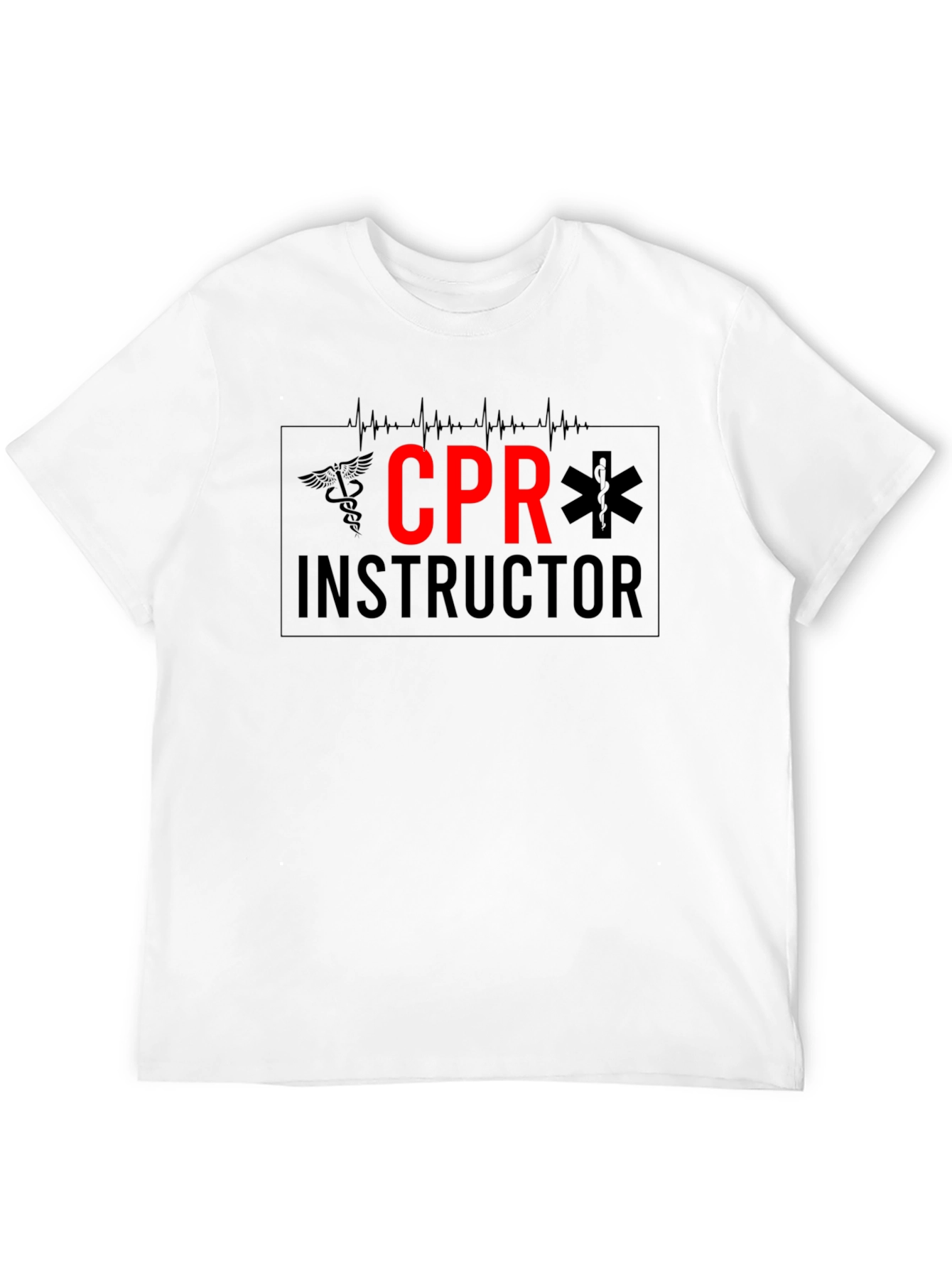 CPR Instructor Black T-Shirt