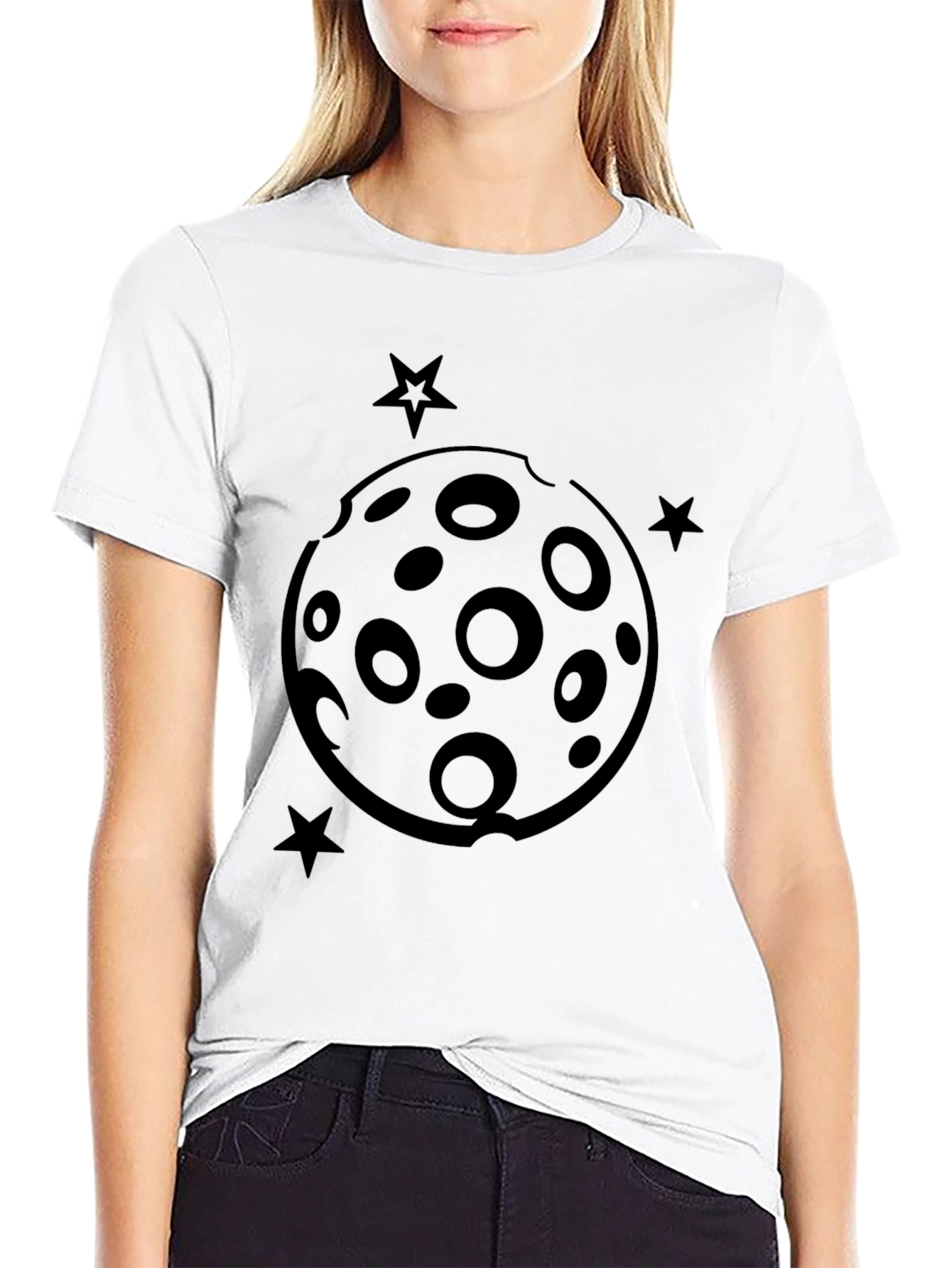 Moon and Stars Graphic T-Shirt