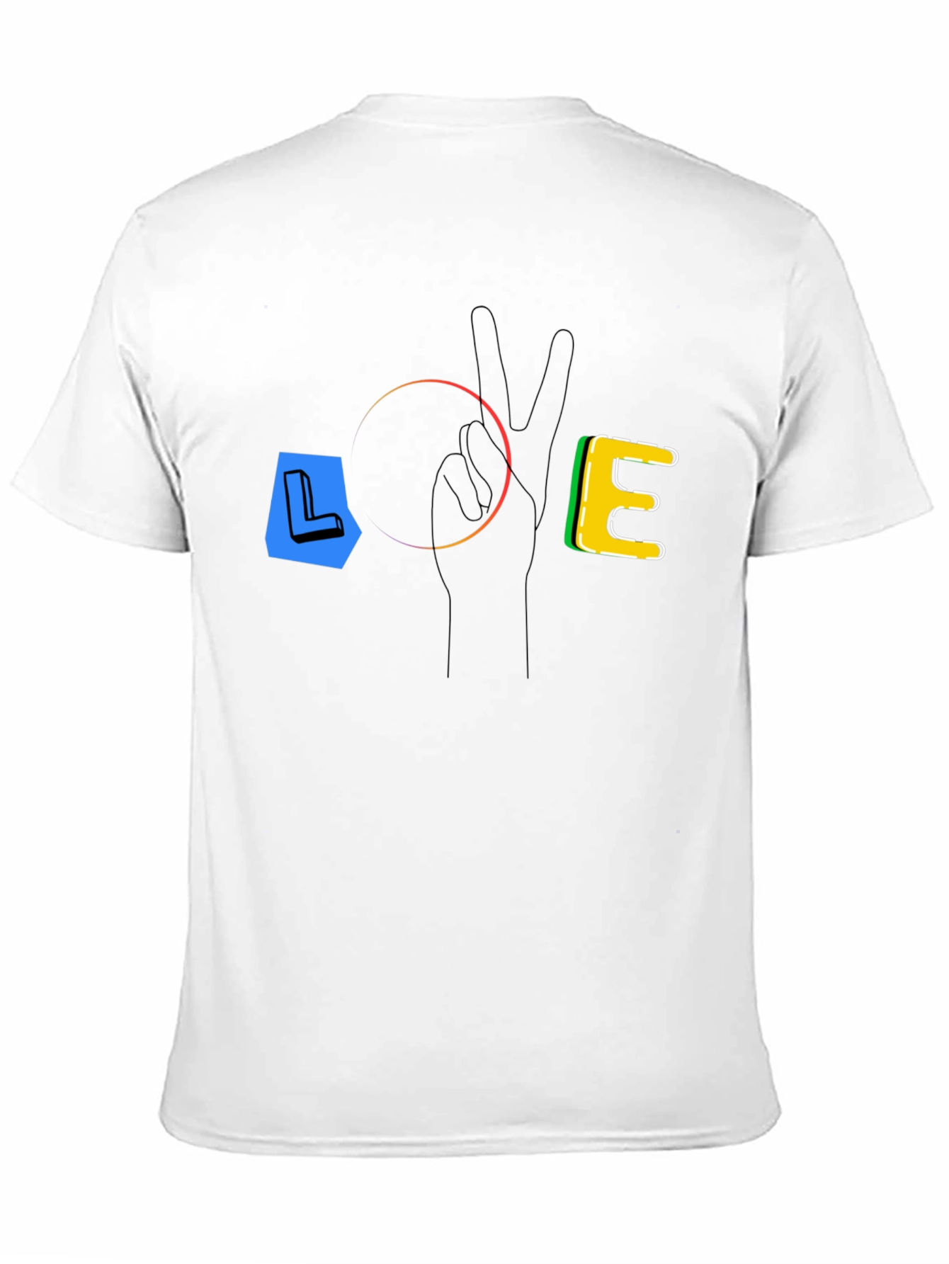 LOVE T-Shirt - Peace & Positivity Black Tee