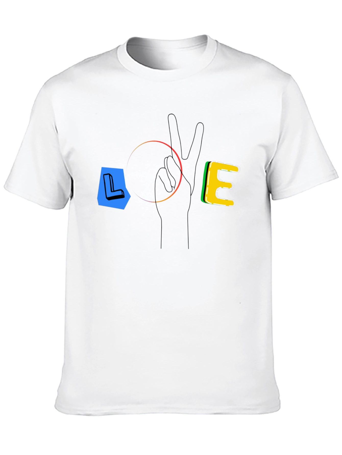 LOVE T-Shirt - Peace & Positivity Black Tee