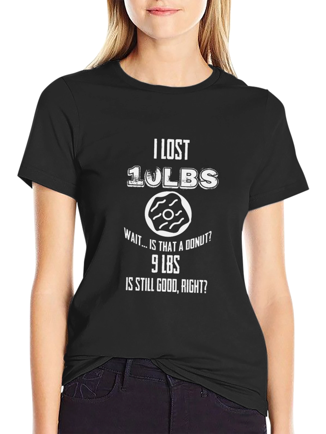 Funny Weight Loss T-Shirt - I Lost 10 Lbs