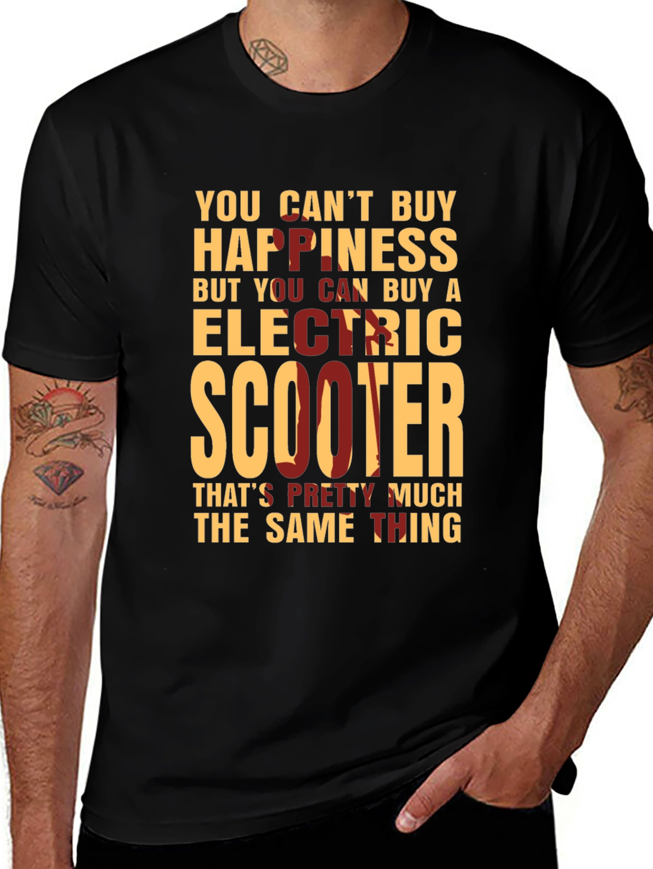 Electric Scooter Happiness T-Shirt - Buy Now!