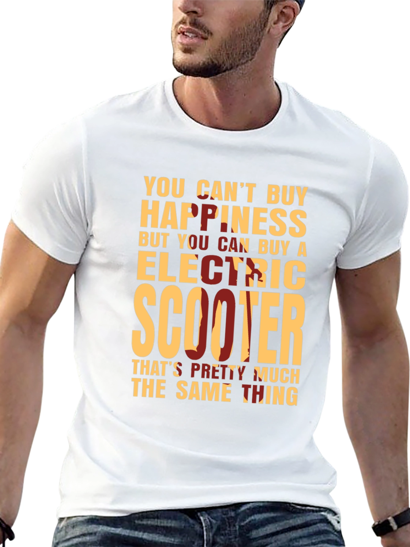 Electric Scooter Happiness T-Shirt - Buy Now!