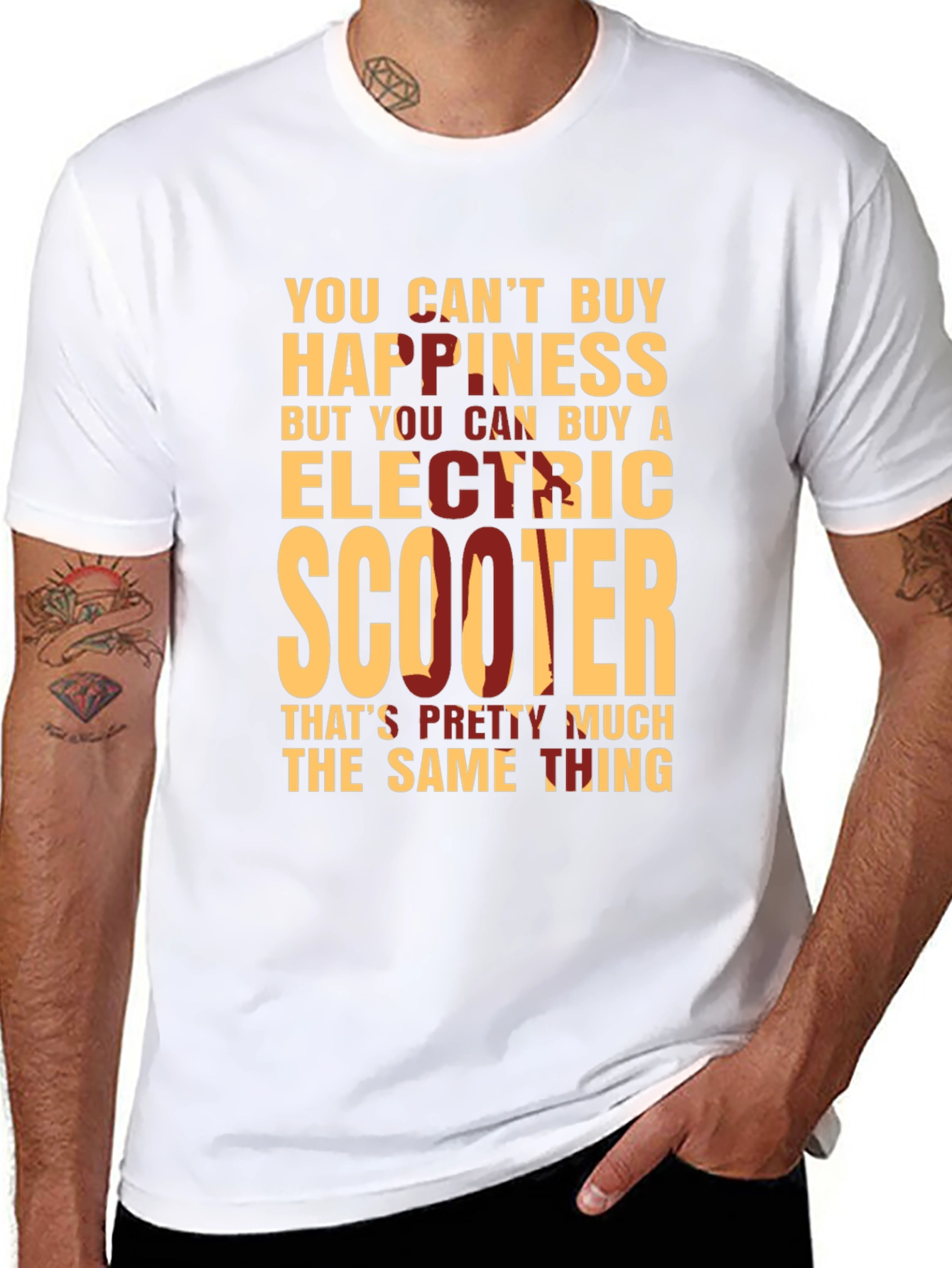 Electric Scooter Happiness T-Shirt - Buy Now!