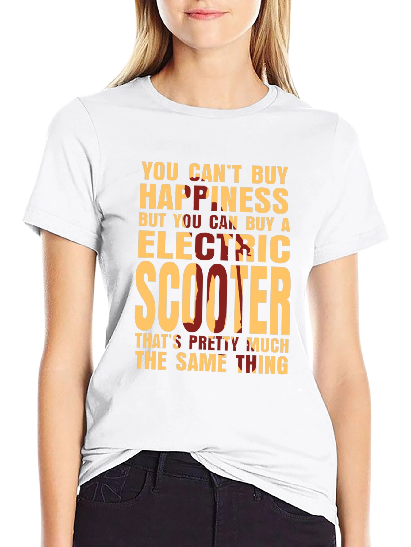 Electric Scooter Happiness T-Shirt - Buy Now!