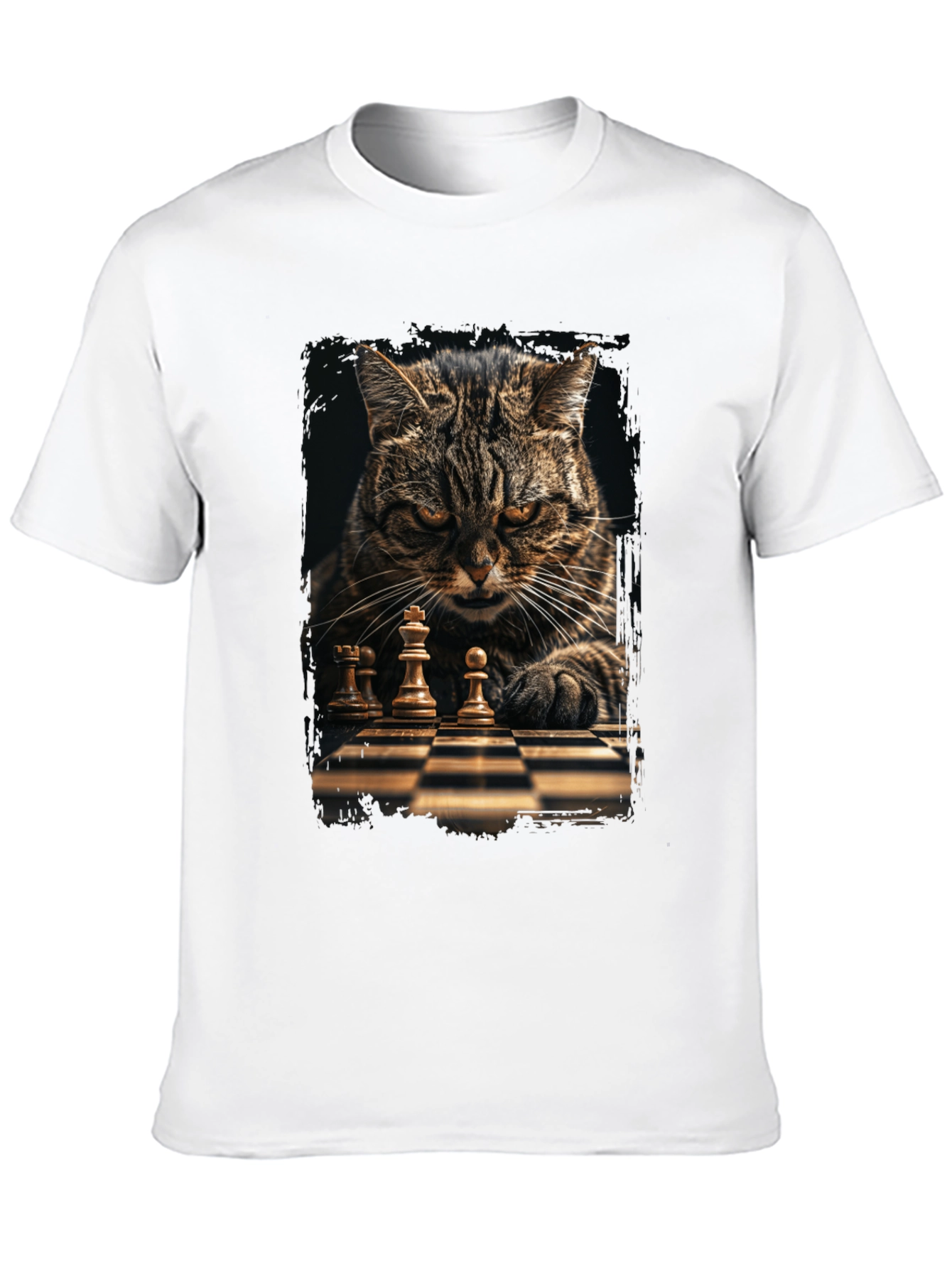Cat Chess Master Graphic Tee