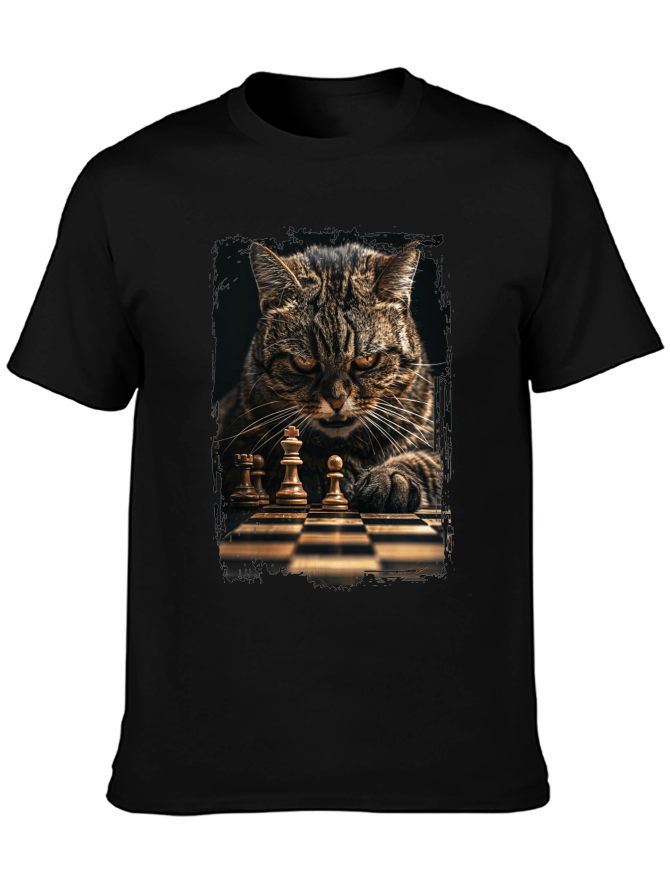 Cat Chess Master Graphic Tee
