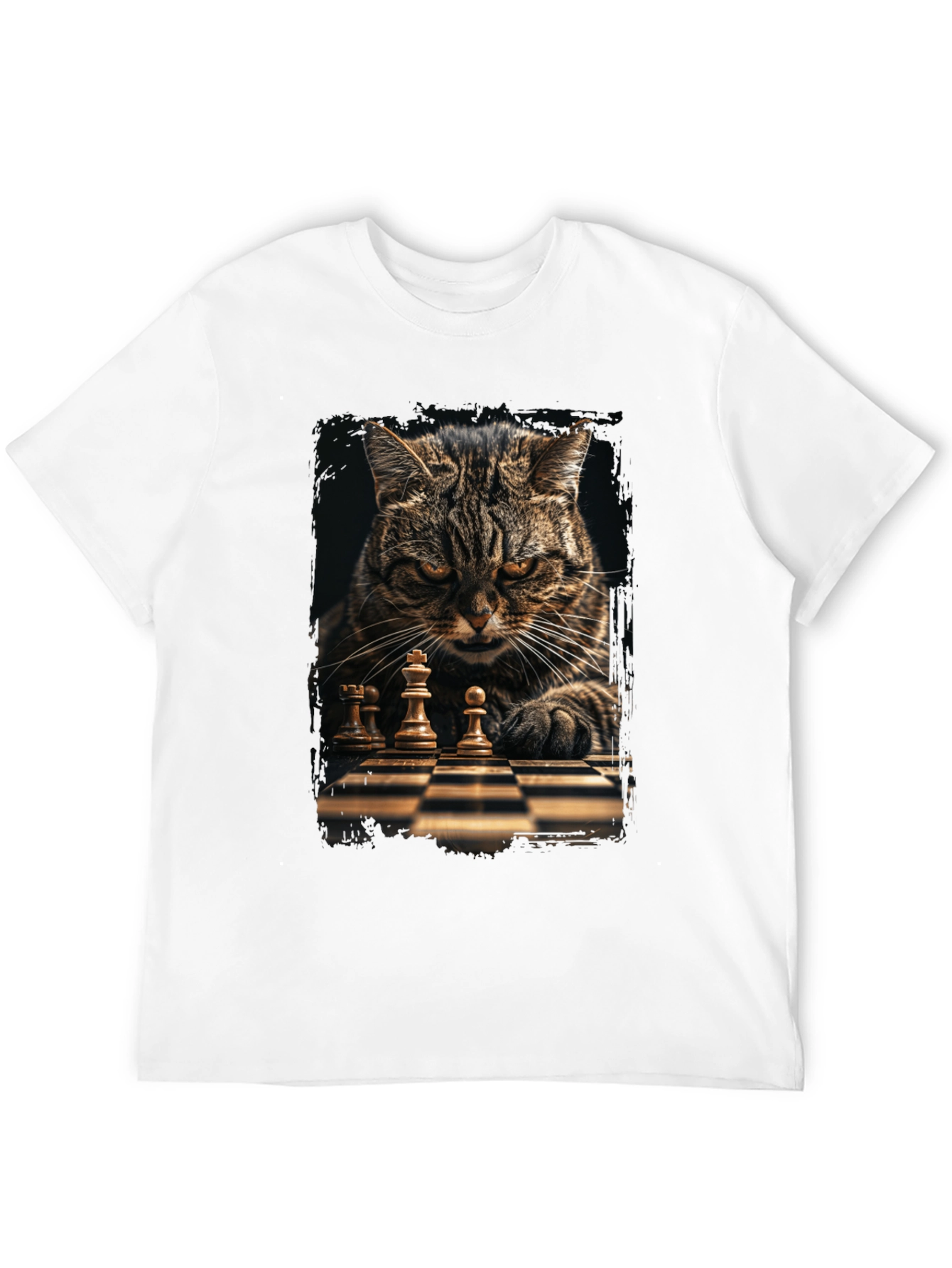 Cat Chess Master Graphic Tee