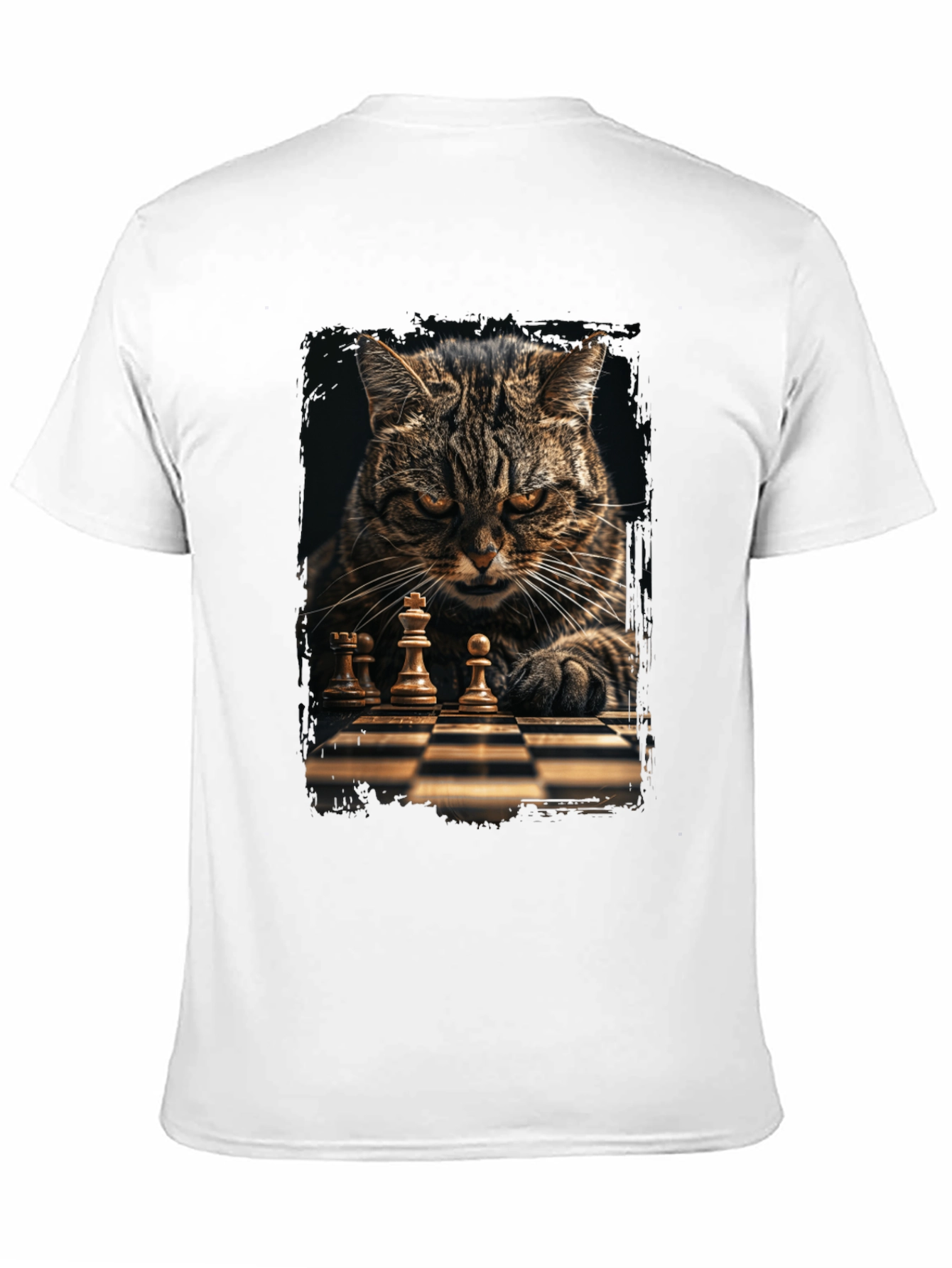 Cat Chess Master Graphic Tee