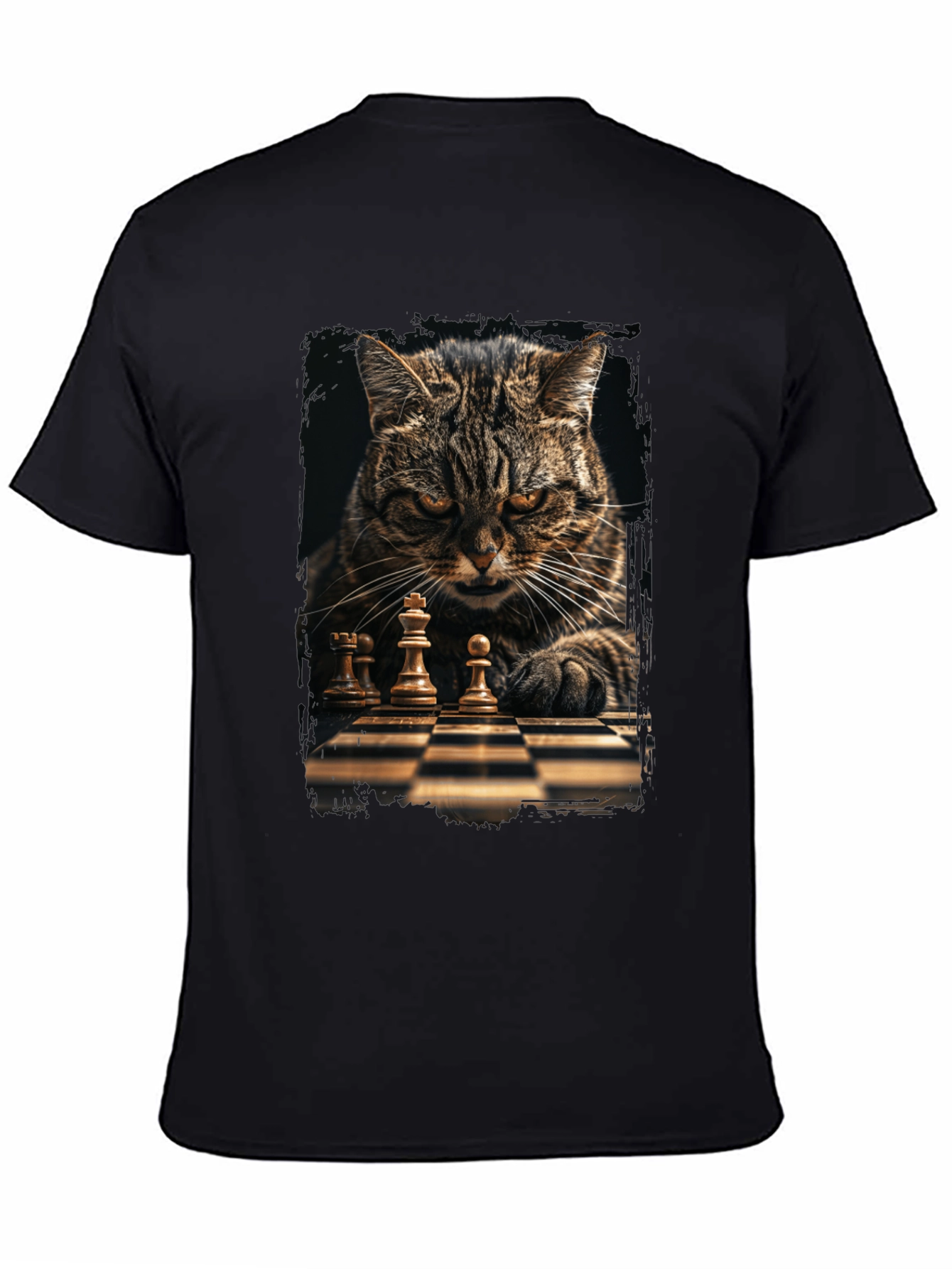 Cat Chess Master Graphic Tee