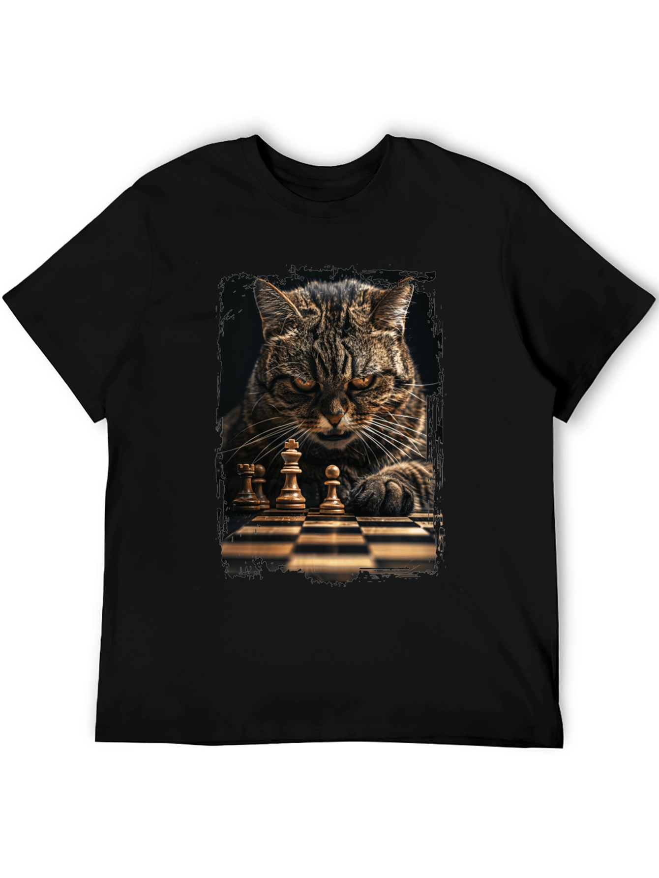 Cat Chess Master Graphic Tee