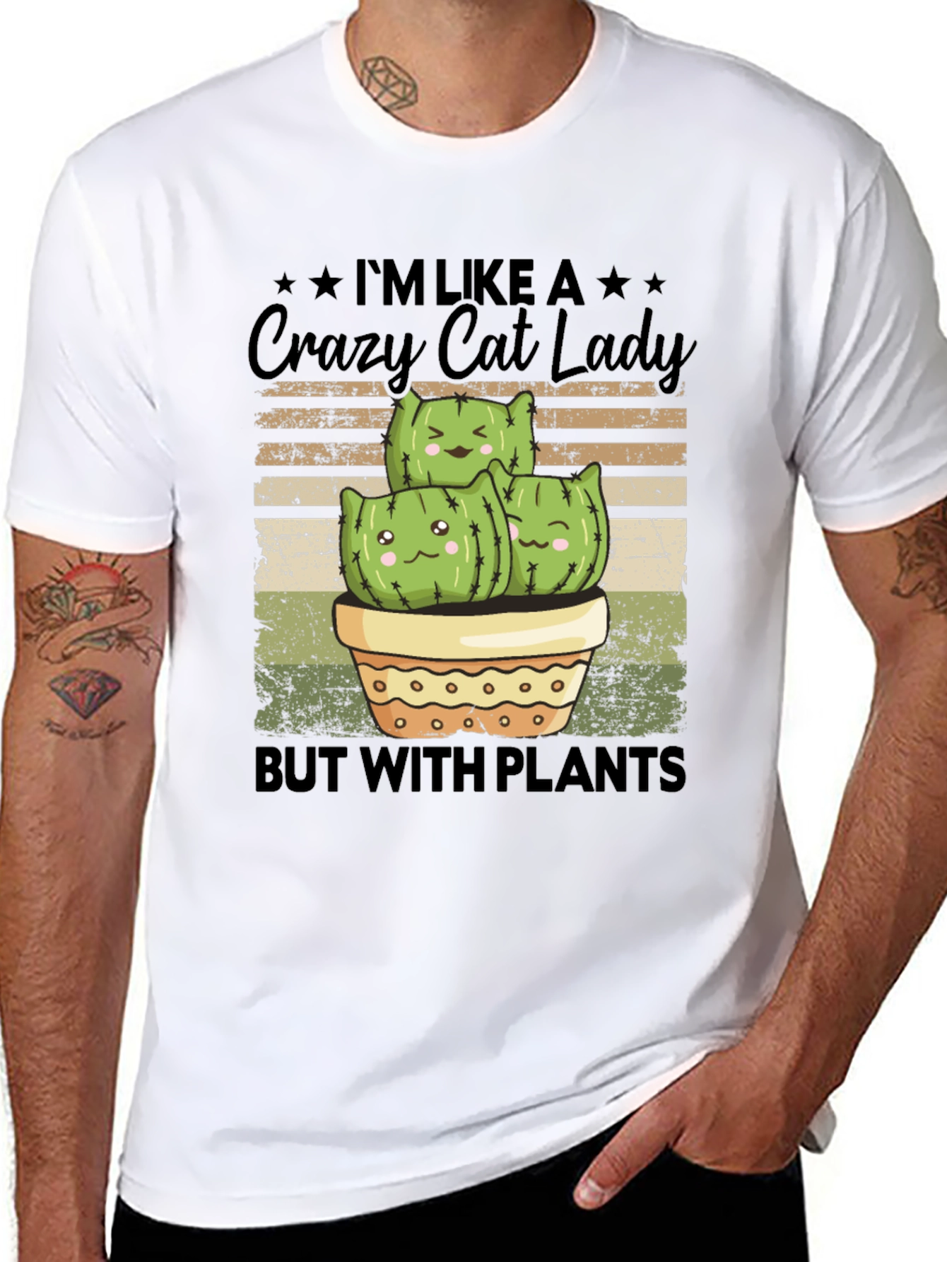 Crazy Cat Lady Plant T-Shirt