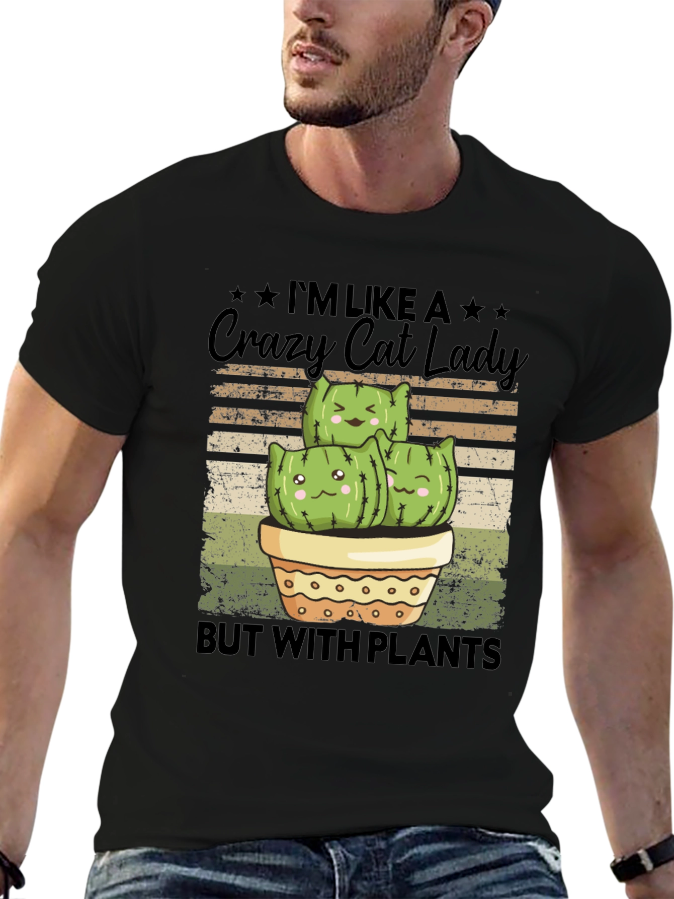 Crazy Cat Lady Plant T-Shirt