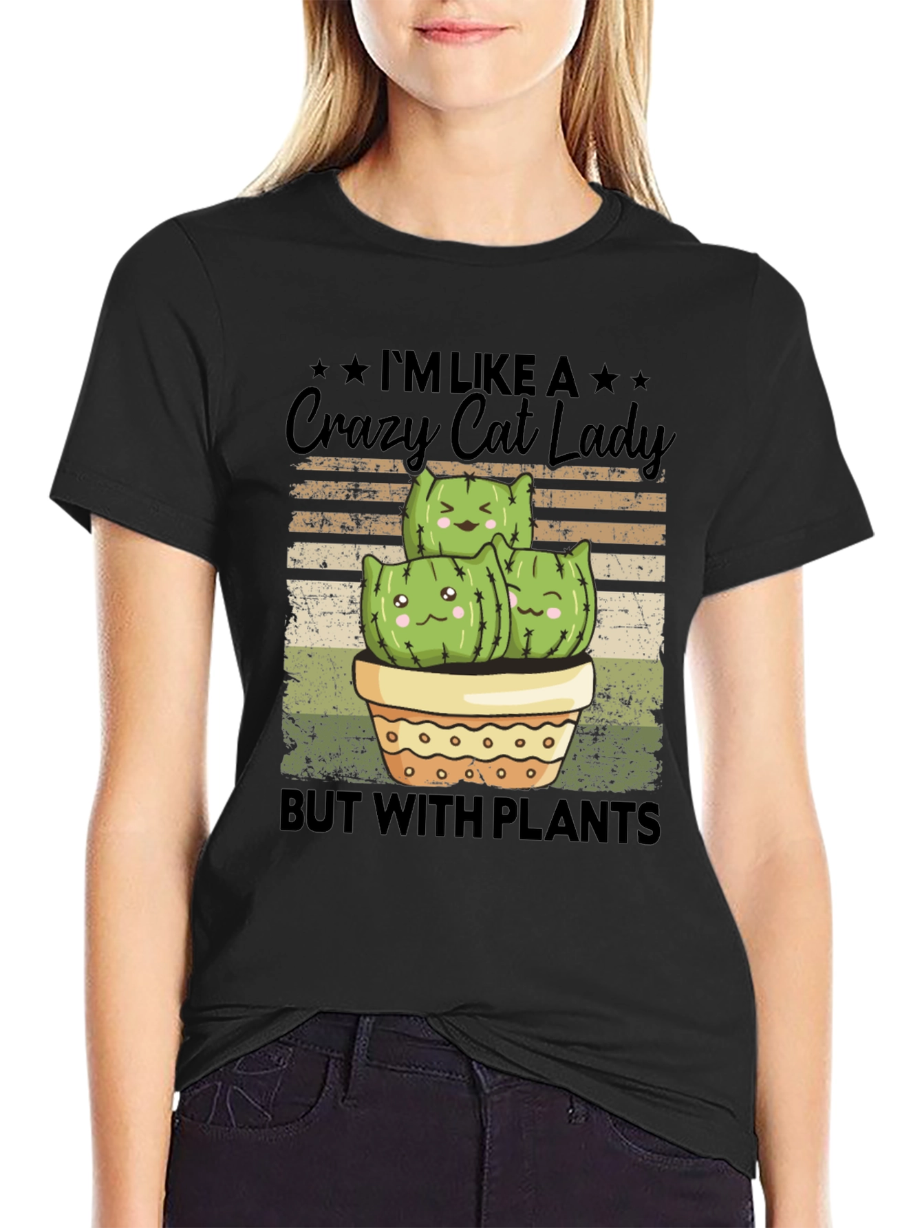Crazy Cat Lady Plant T-Shirt
