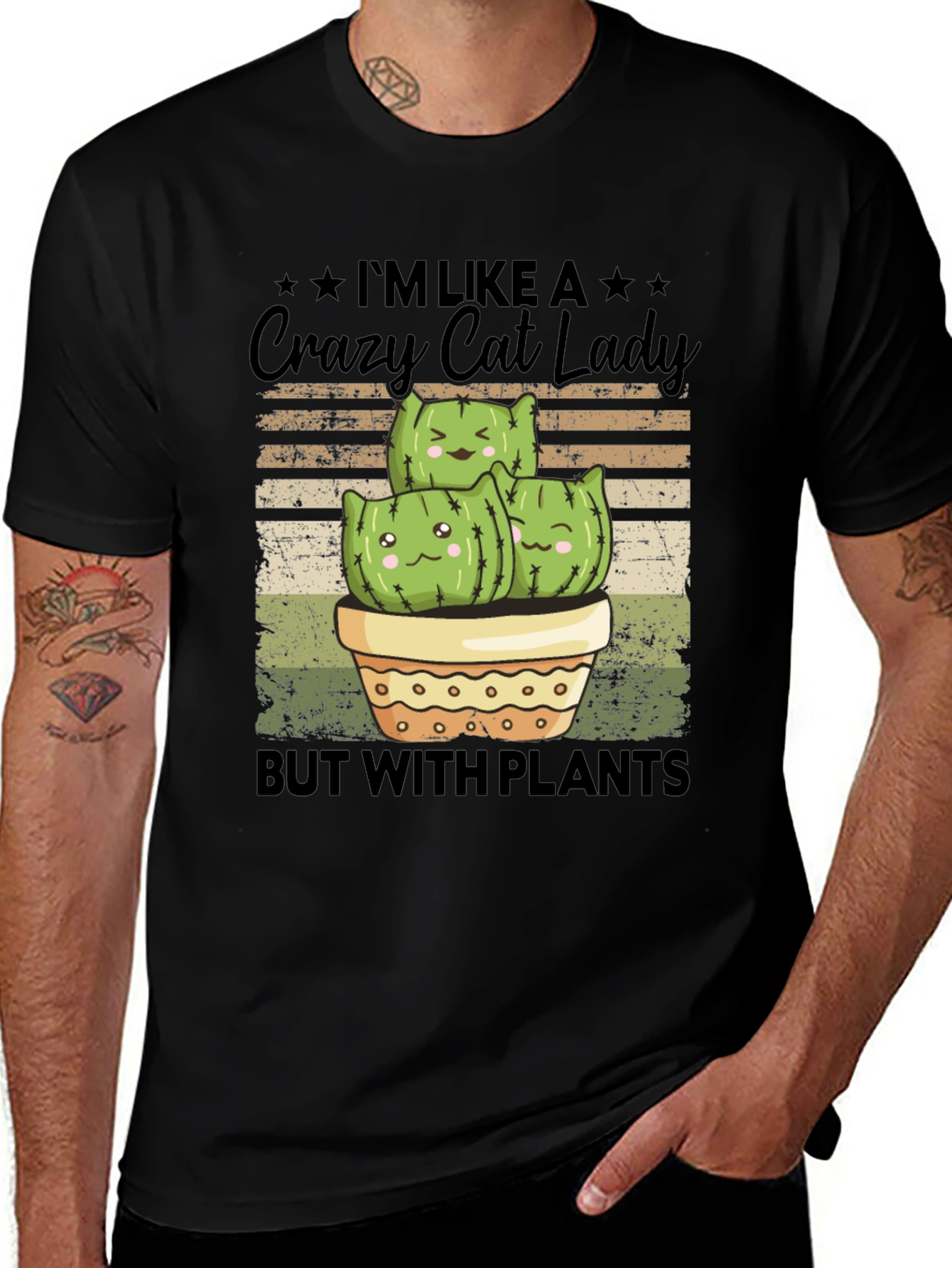 Crazy Cat Lady Plant T-Shirt