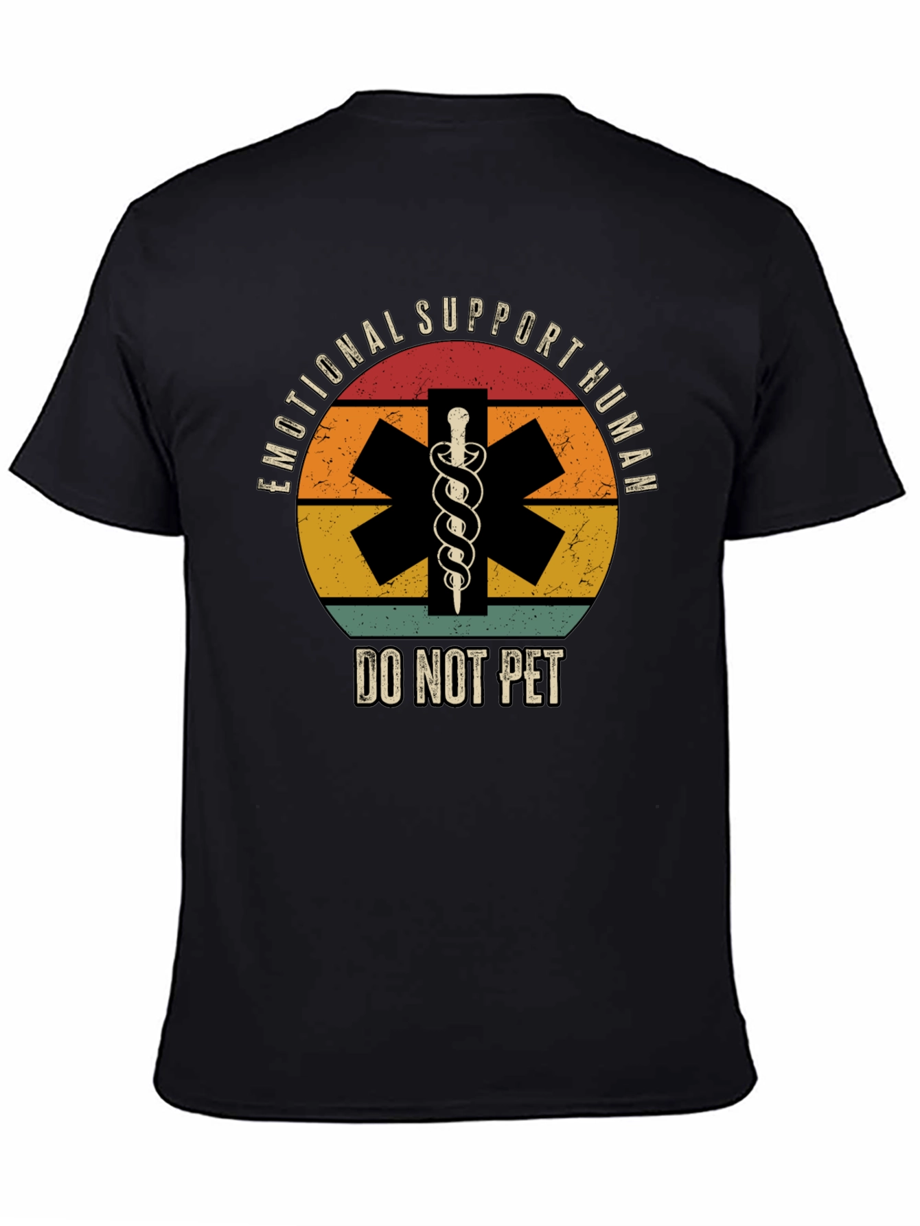 Emotional Support Human T-Shirt - Do Not Pet